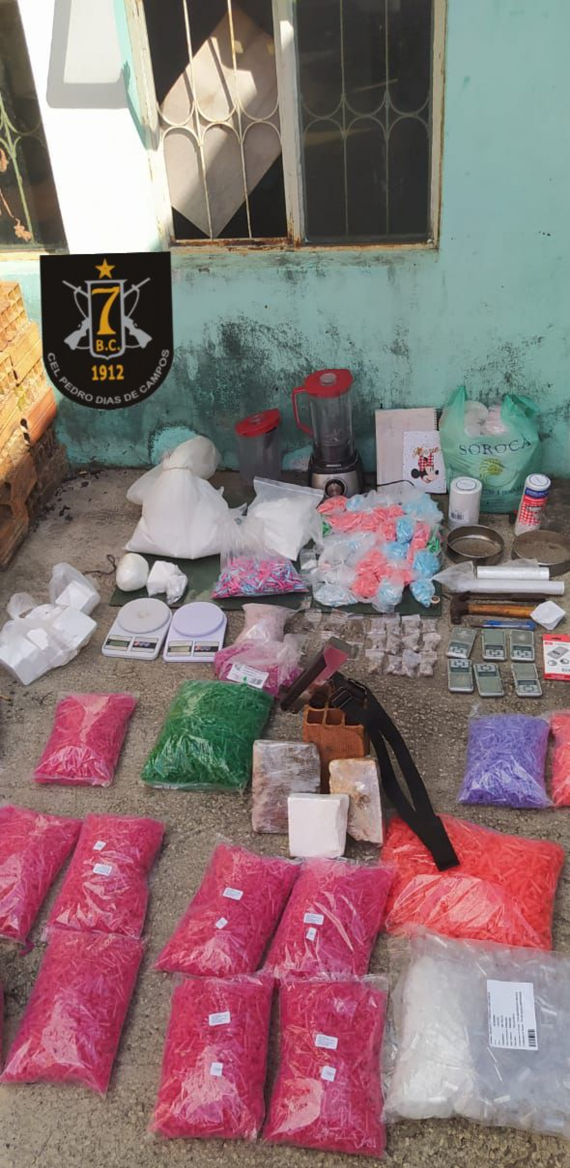 Material apreendido foi levado ao DP Norte