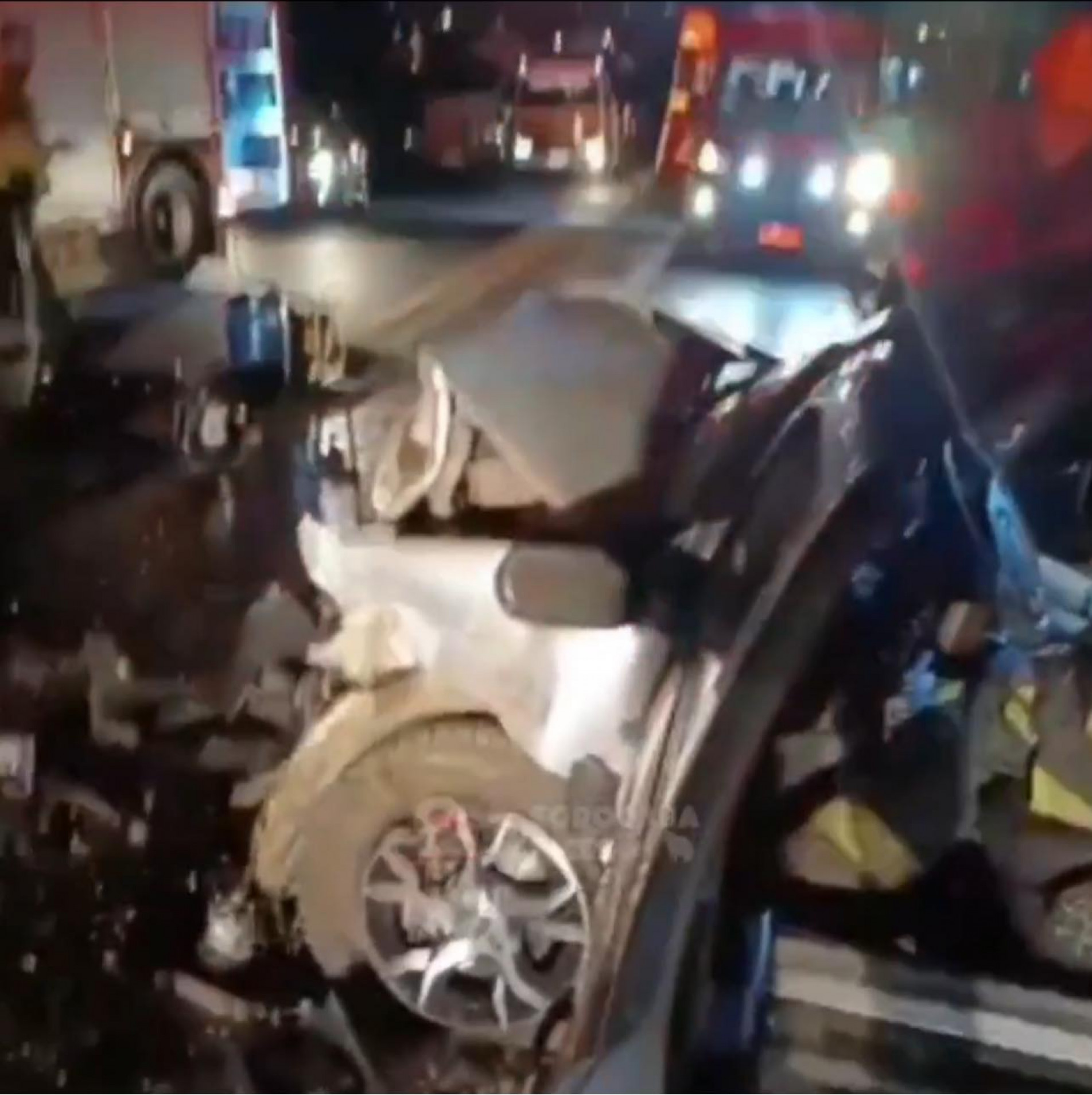 Corpo de Bombeiros socorreu as vítimas