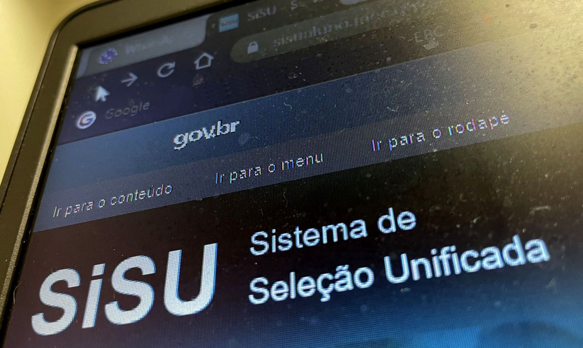 Brasília (DF), 16.02.2023 - Página do SISU 2023 na internet. Foto: Juca Varella/Agência Brasil