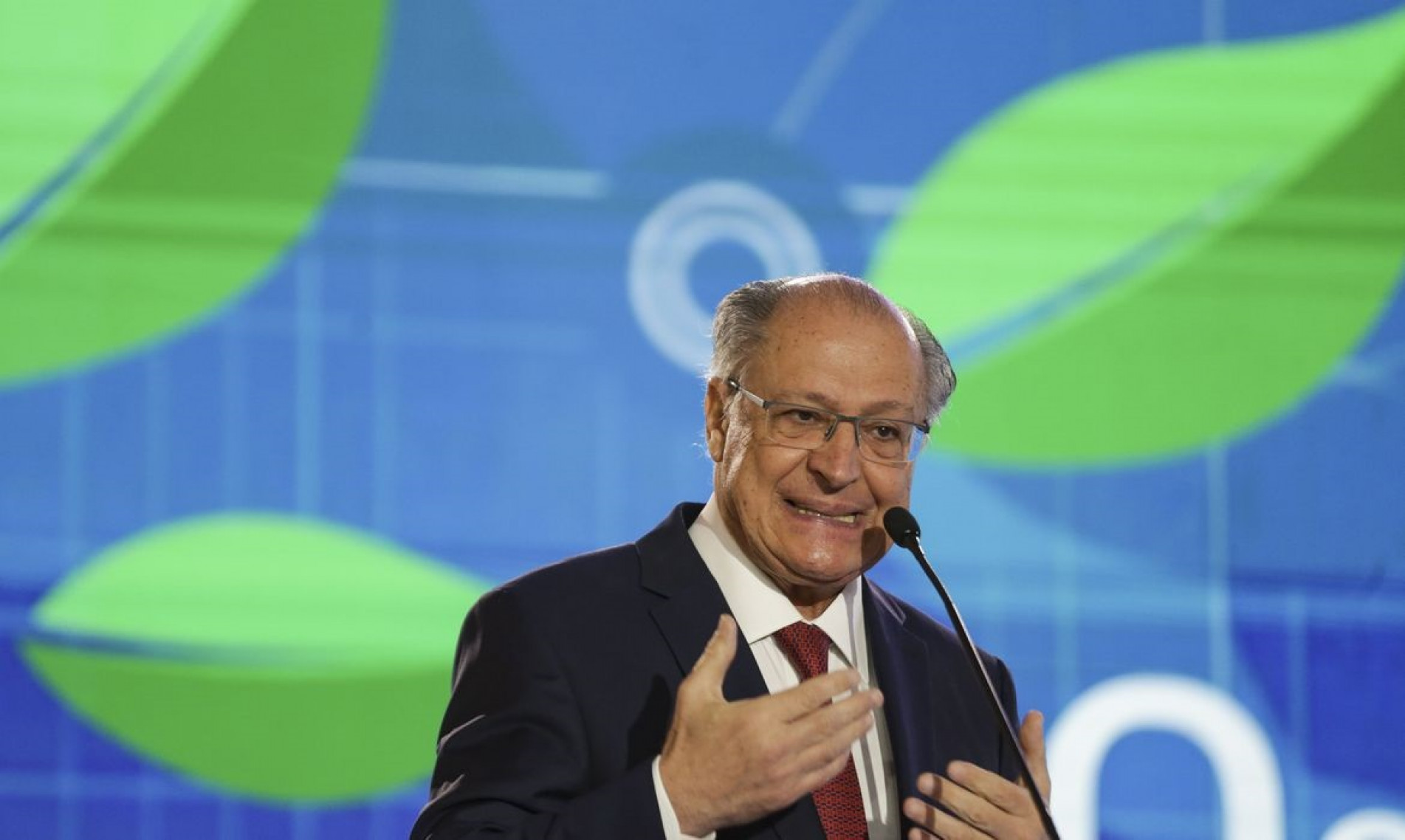 O presidente da República em exercício, Geraldo Alckmin, durante abertura do evento Diálogo: O Mercado Regulado de Carbono e a Competitividade Industria