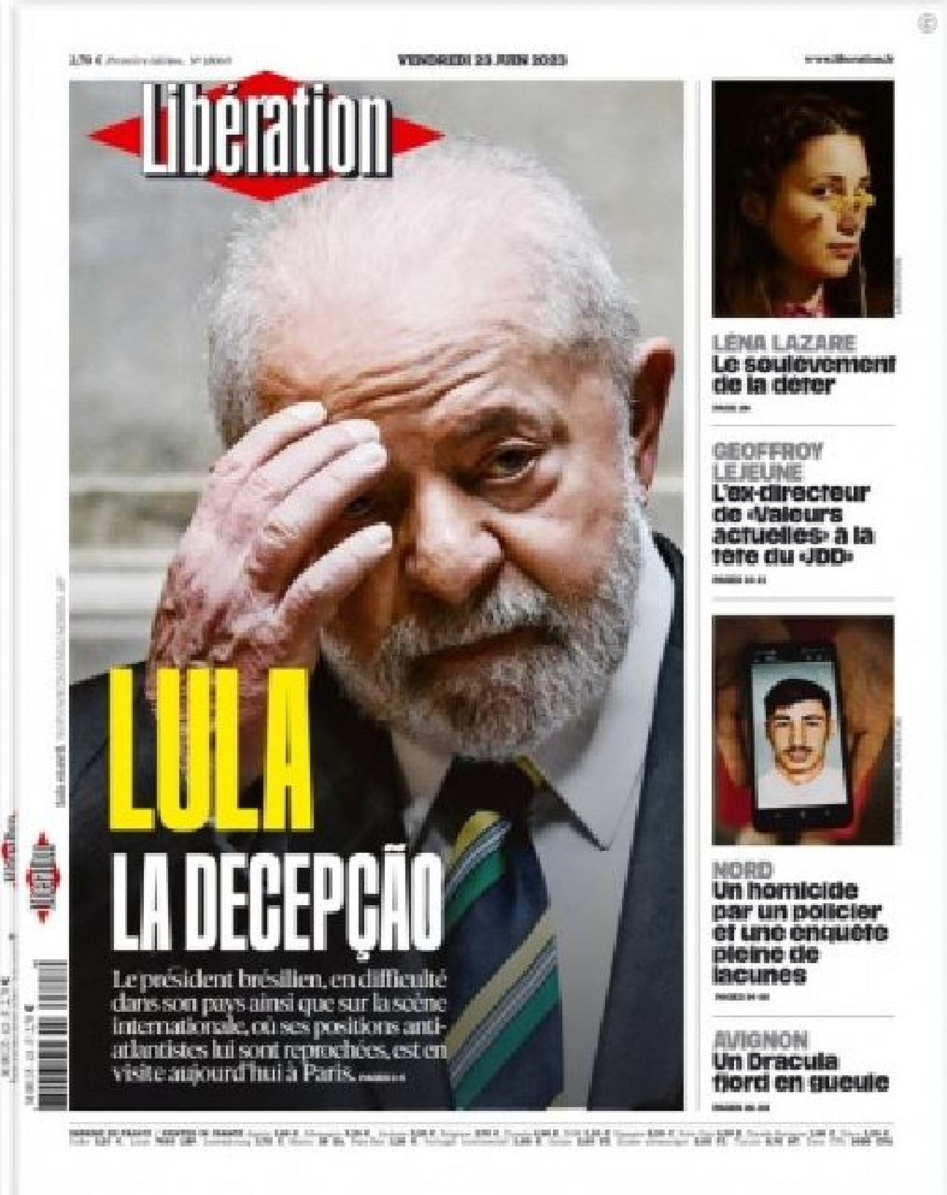 Jornais franceses criticaram o presidente do Brasil