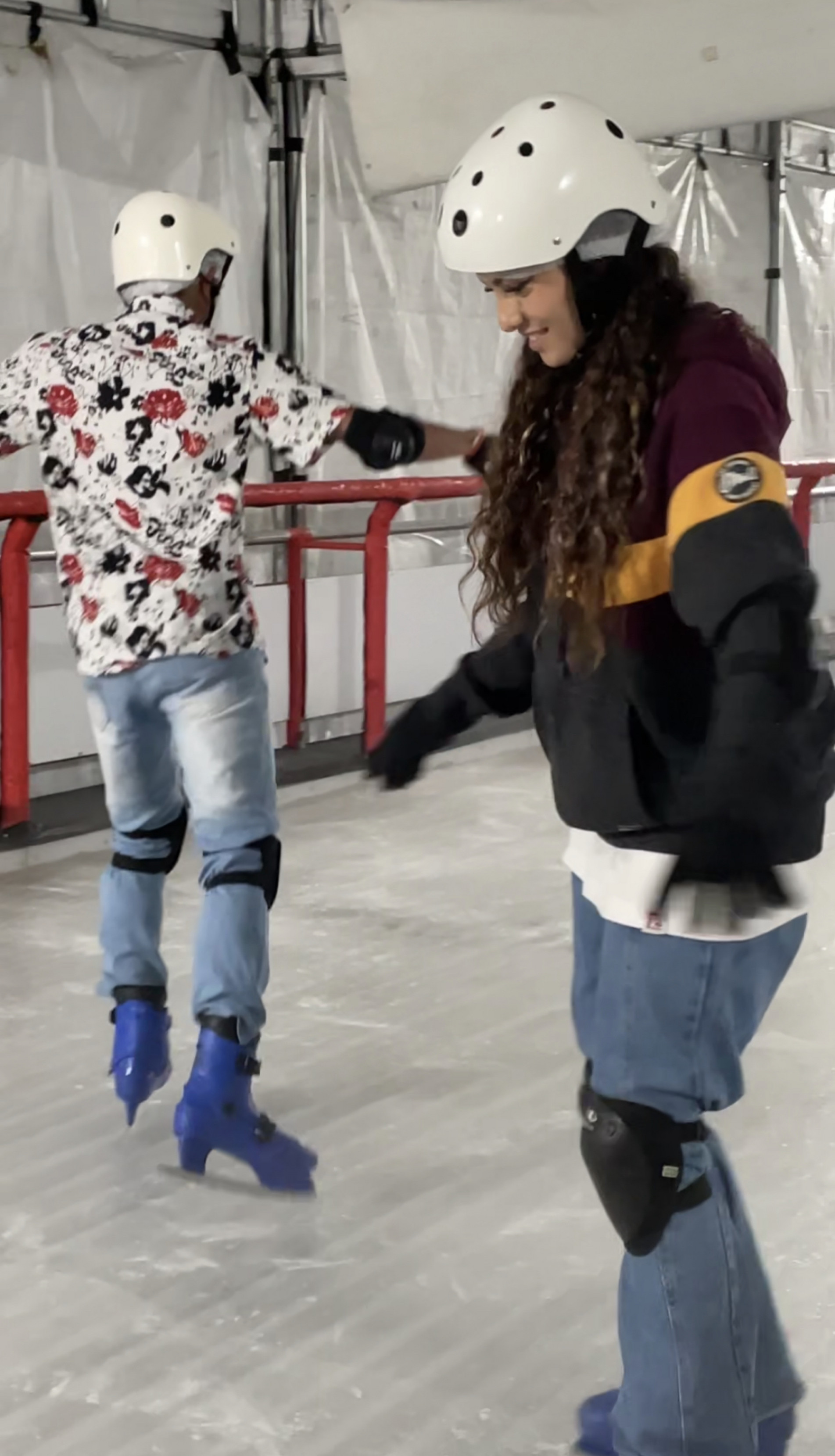  A pista de patinação no gelo é a maior atração deste ano do festival Inverno Encantado