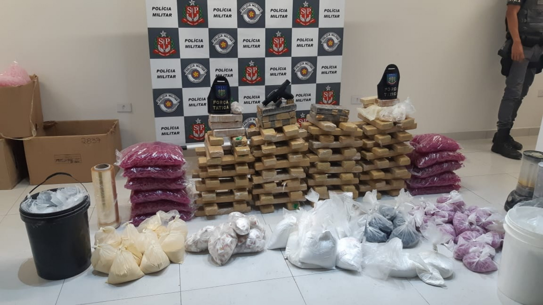 Mais de 180 toneladas foram apreendidas pela pol&iacute;cia no Estado neste ano