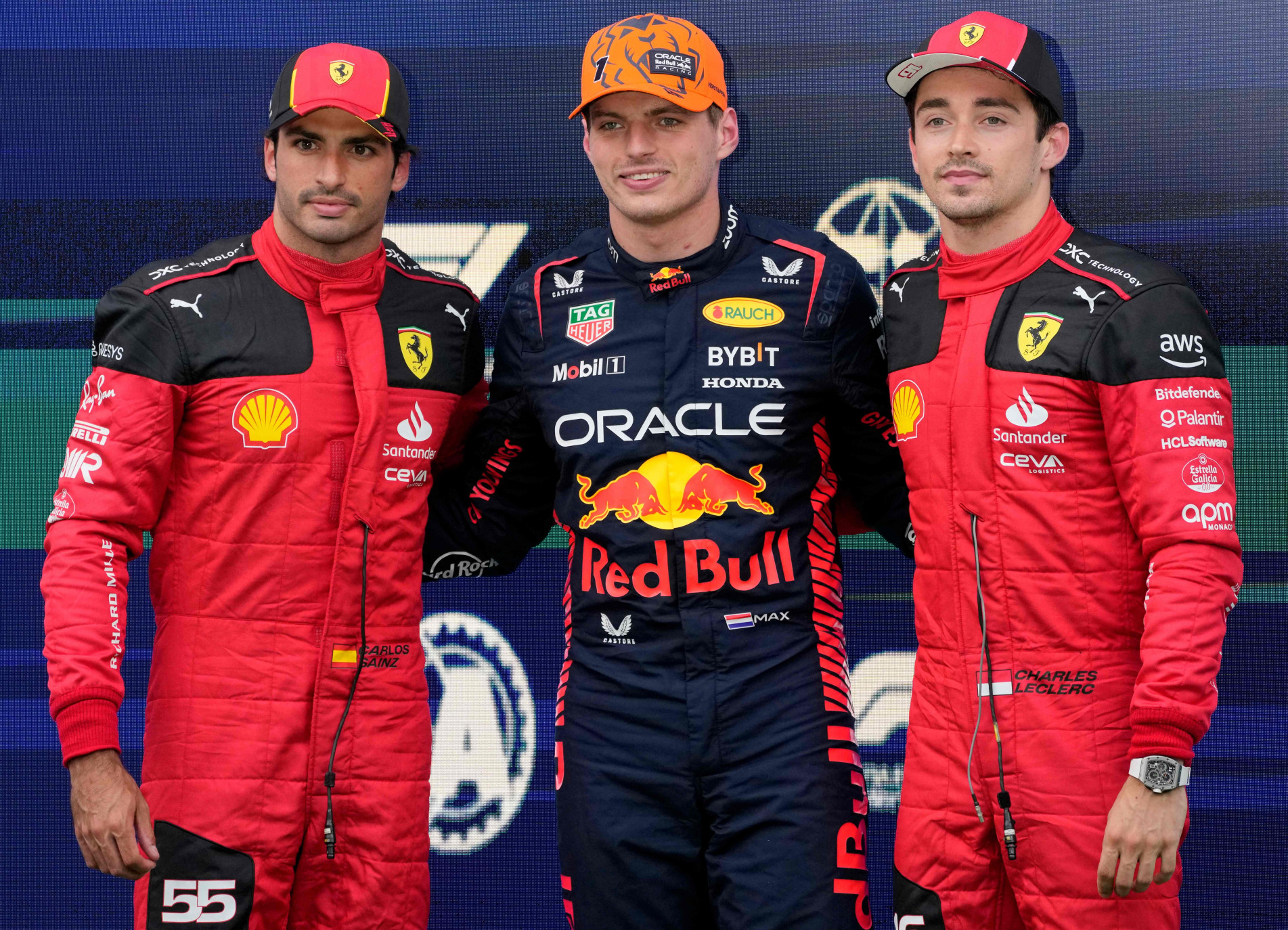 O holandês ficou à frente dos ferraristas Leclerc e Sainz