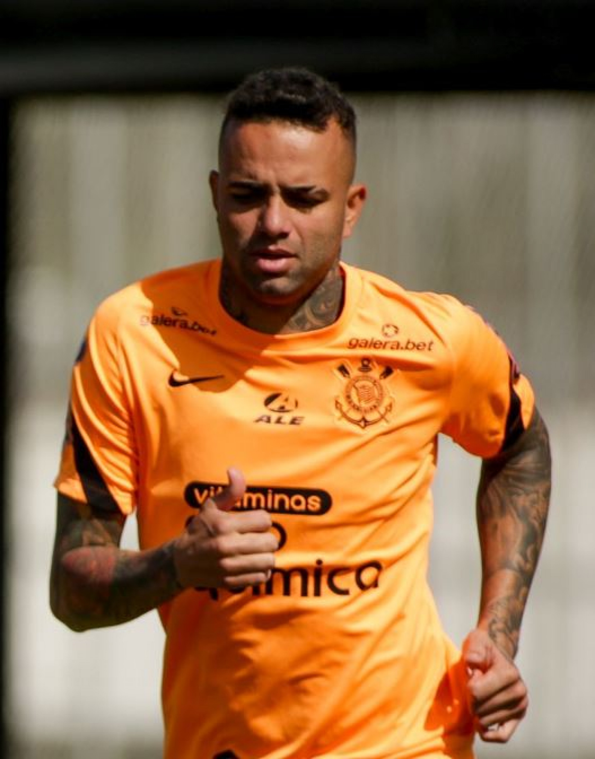 Luan nem treina mais com o elenco
