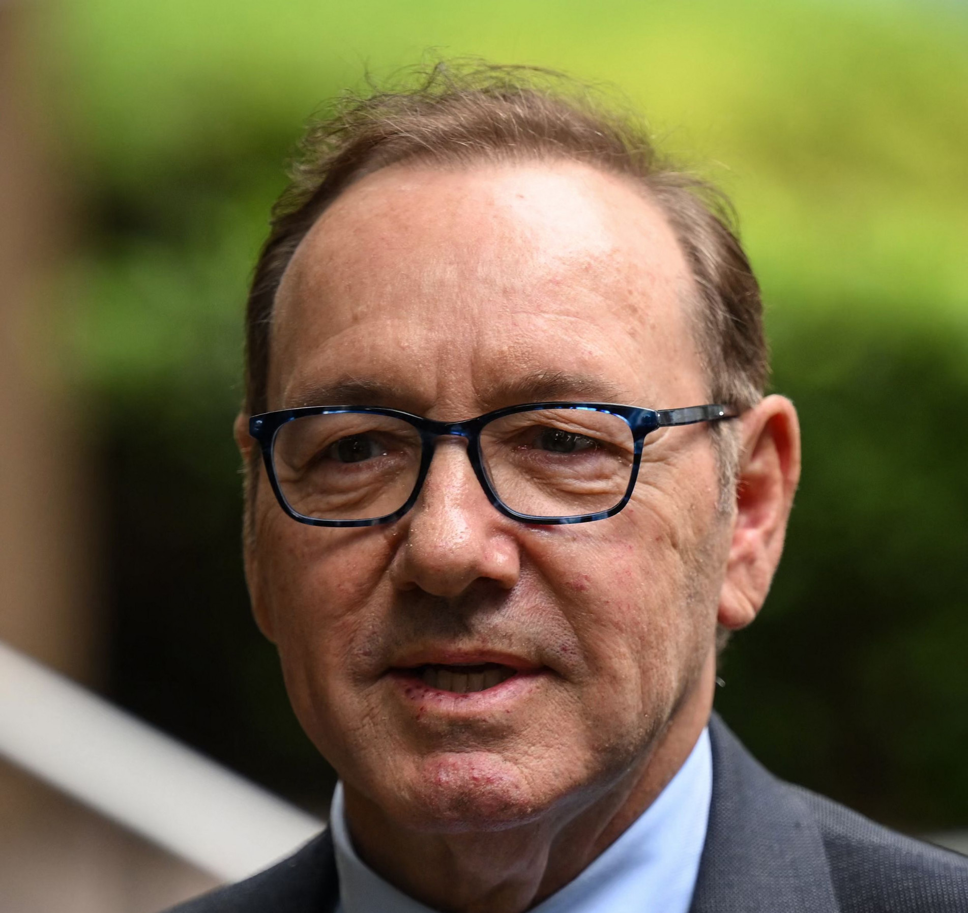 Kevin Spacey está sendo julgando, desde o final de junho, por 12 agressões sexuais a quatro homens
