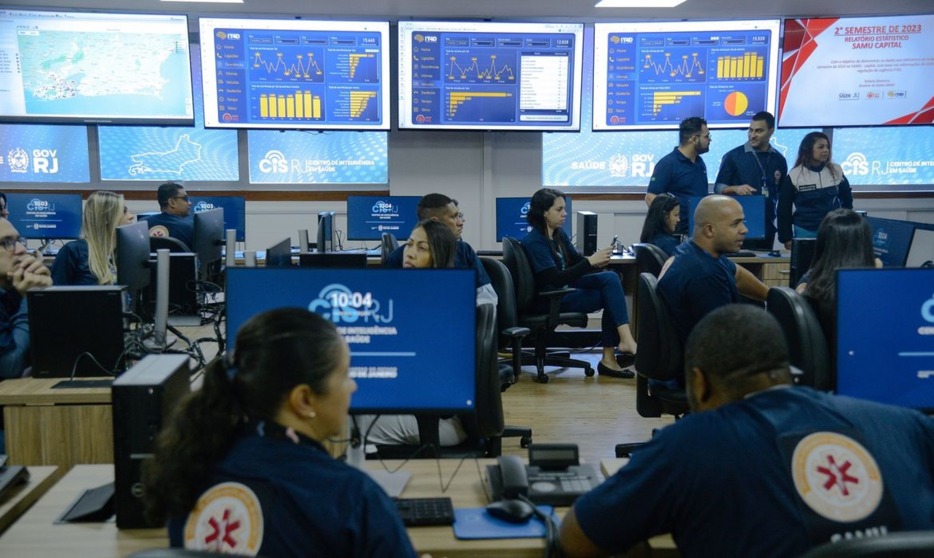 Centro de Inteligência em Saúde (CIS), local intersetorial de vigilância epidemiológica e informações em saúde na zona norte da capital fluminense
