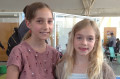 As irm&atilde;s Beatriz e Heloisa Armelin, de 9 e 10 anos  - VANESSA FERRANTI (14/7/2023)