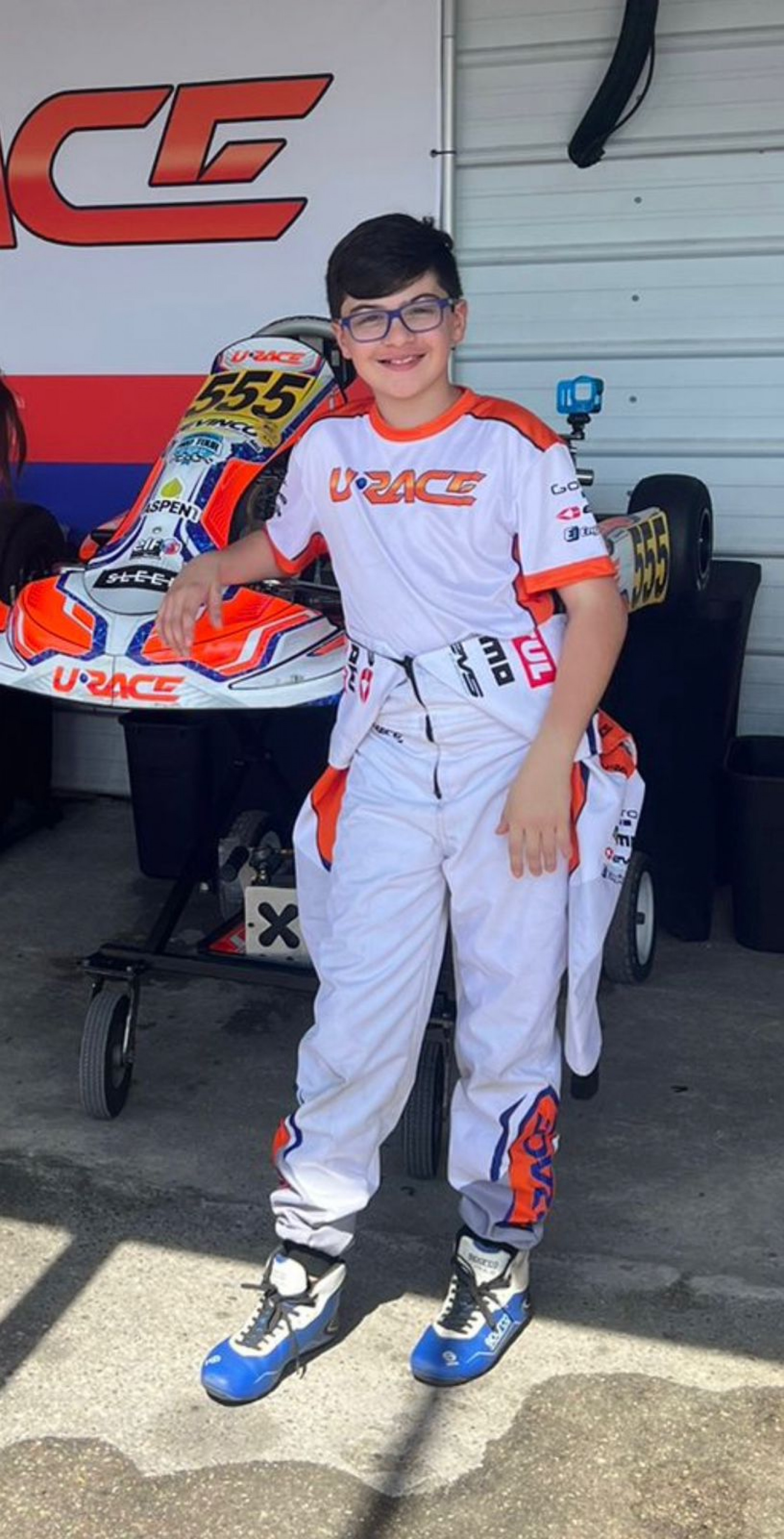 Renato Frota Pionti, um piloto de apenas 11 anos