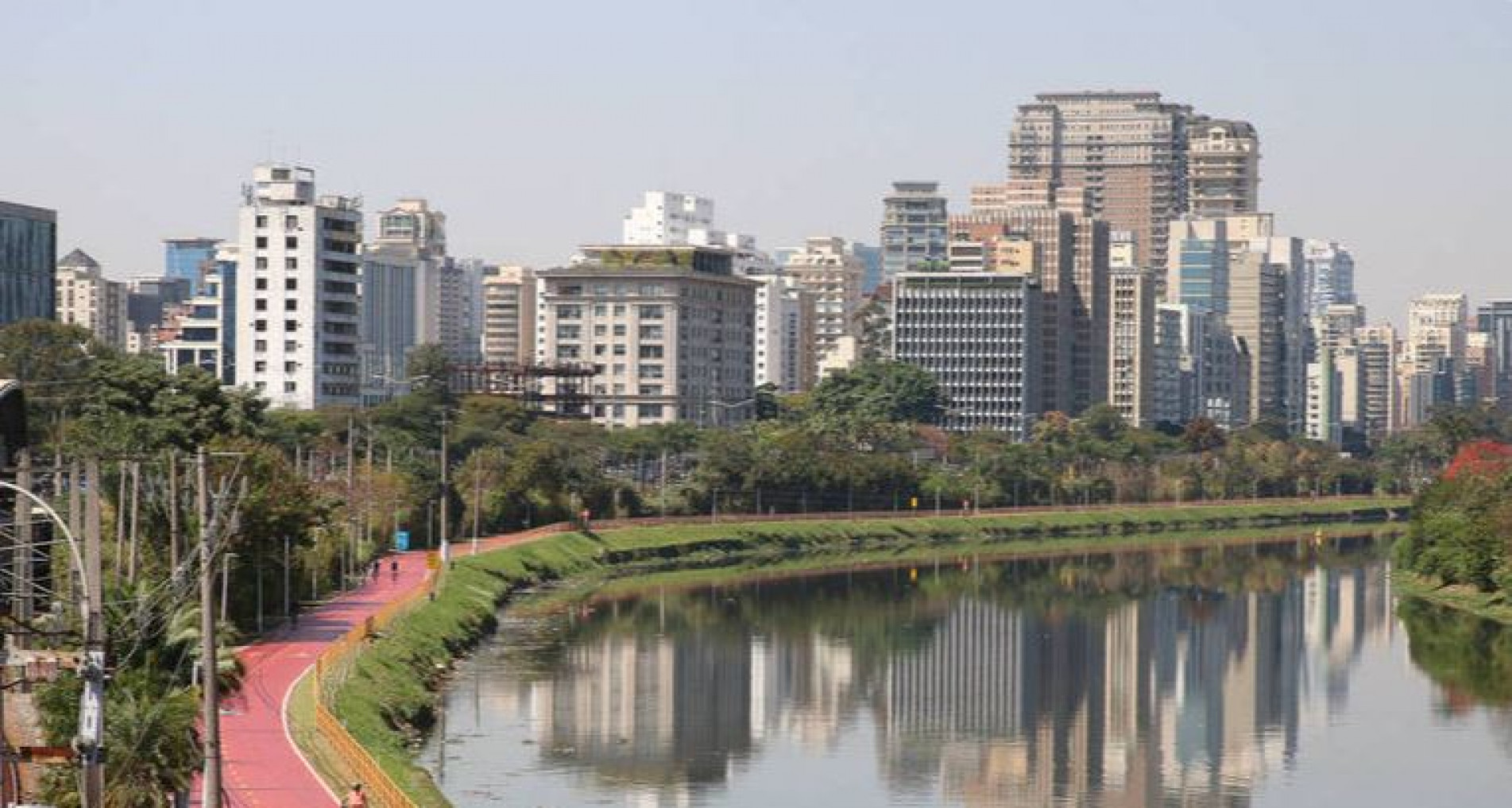 Rio Pinheiros, em São Paulo 