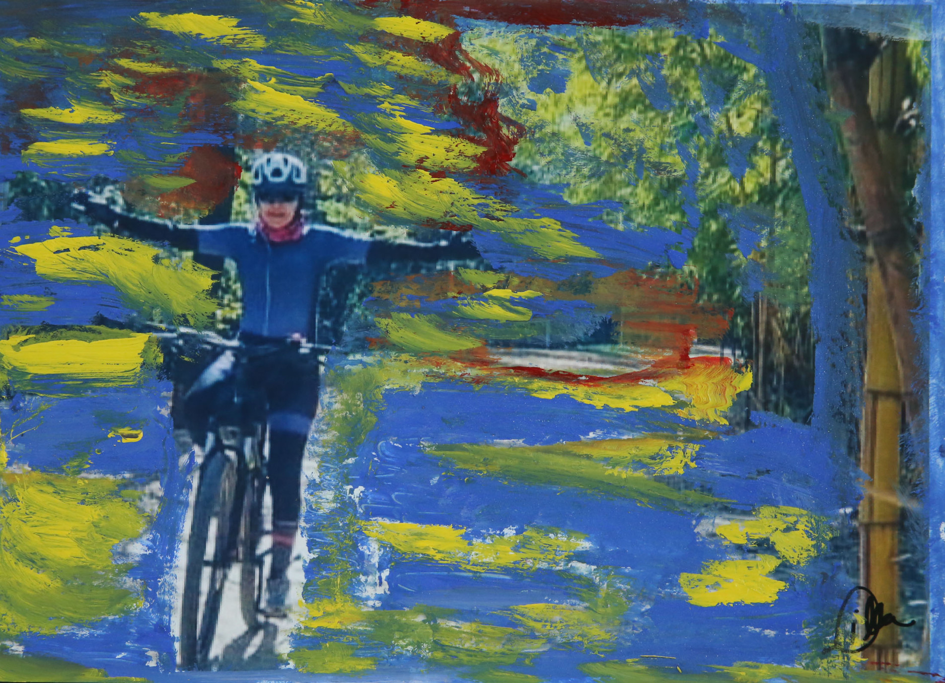 Exposição conta com 48 fotos que receberam intervenções