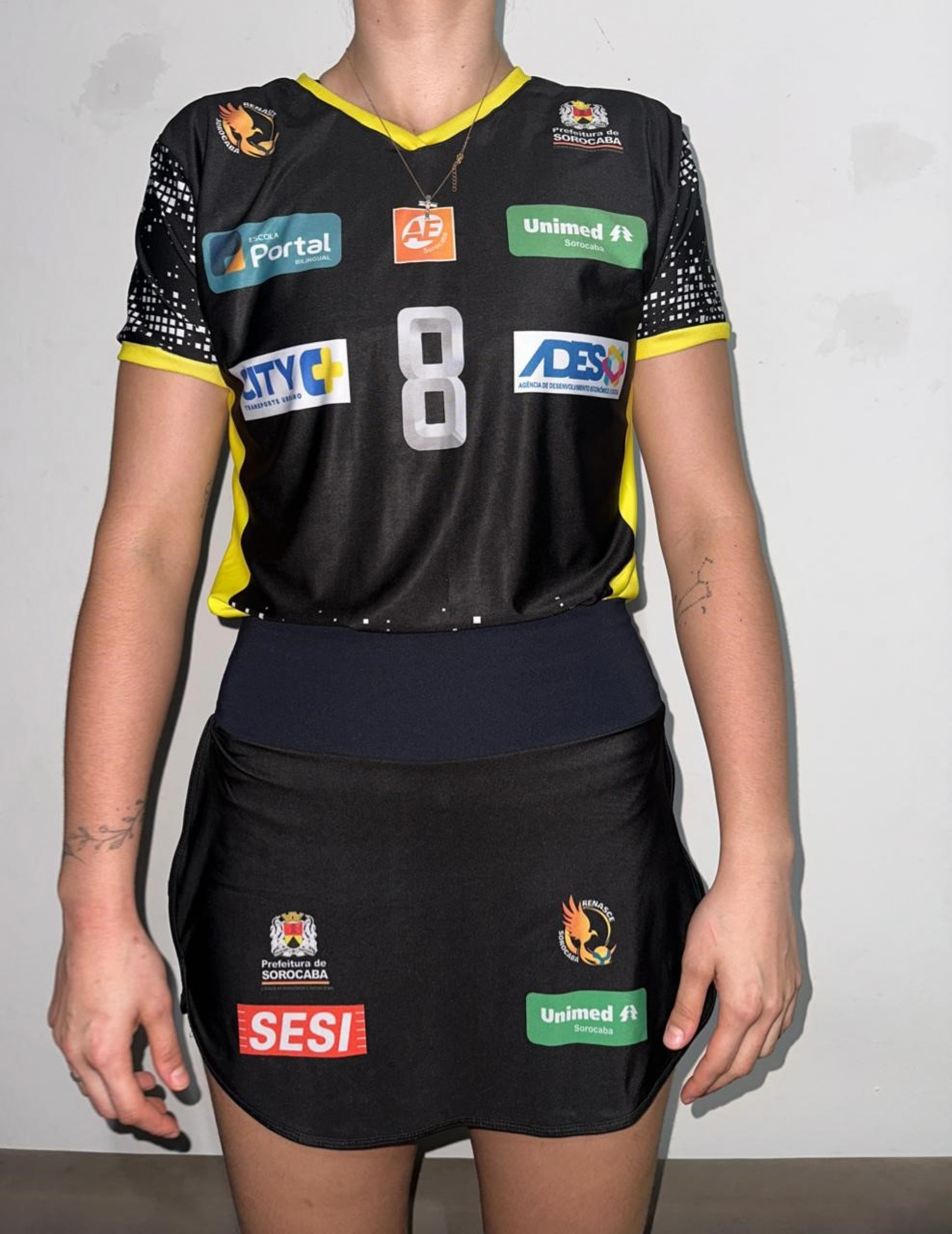 Bandeira da cidade inspirou cores
