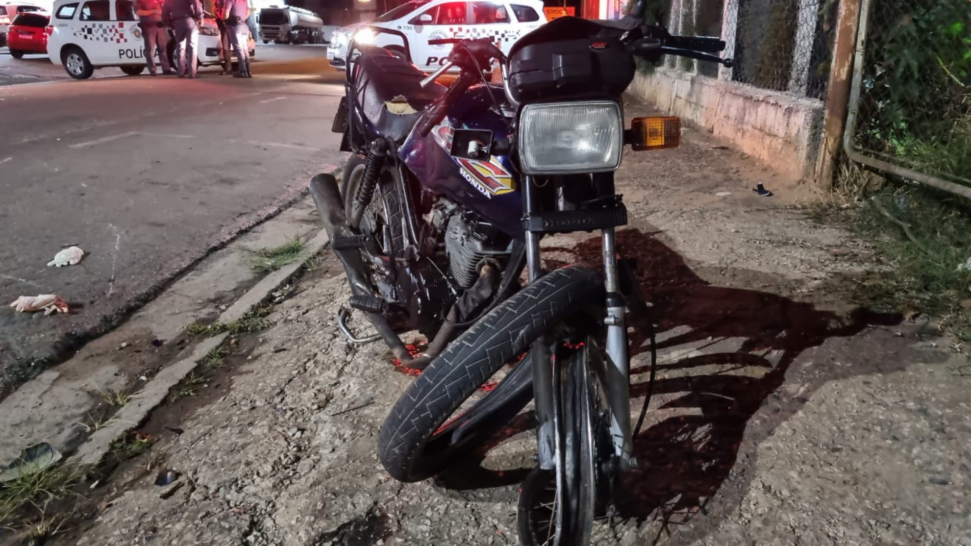 Motos teriam batido de frente