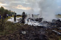 Equipes de resgate trabalham junto aos destro&ccedil;os   - AFP PHOTO / RUSSIAN INVESTIGATIVE COMMITTEE