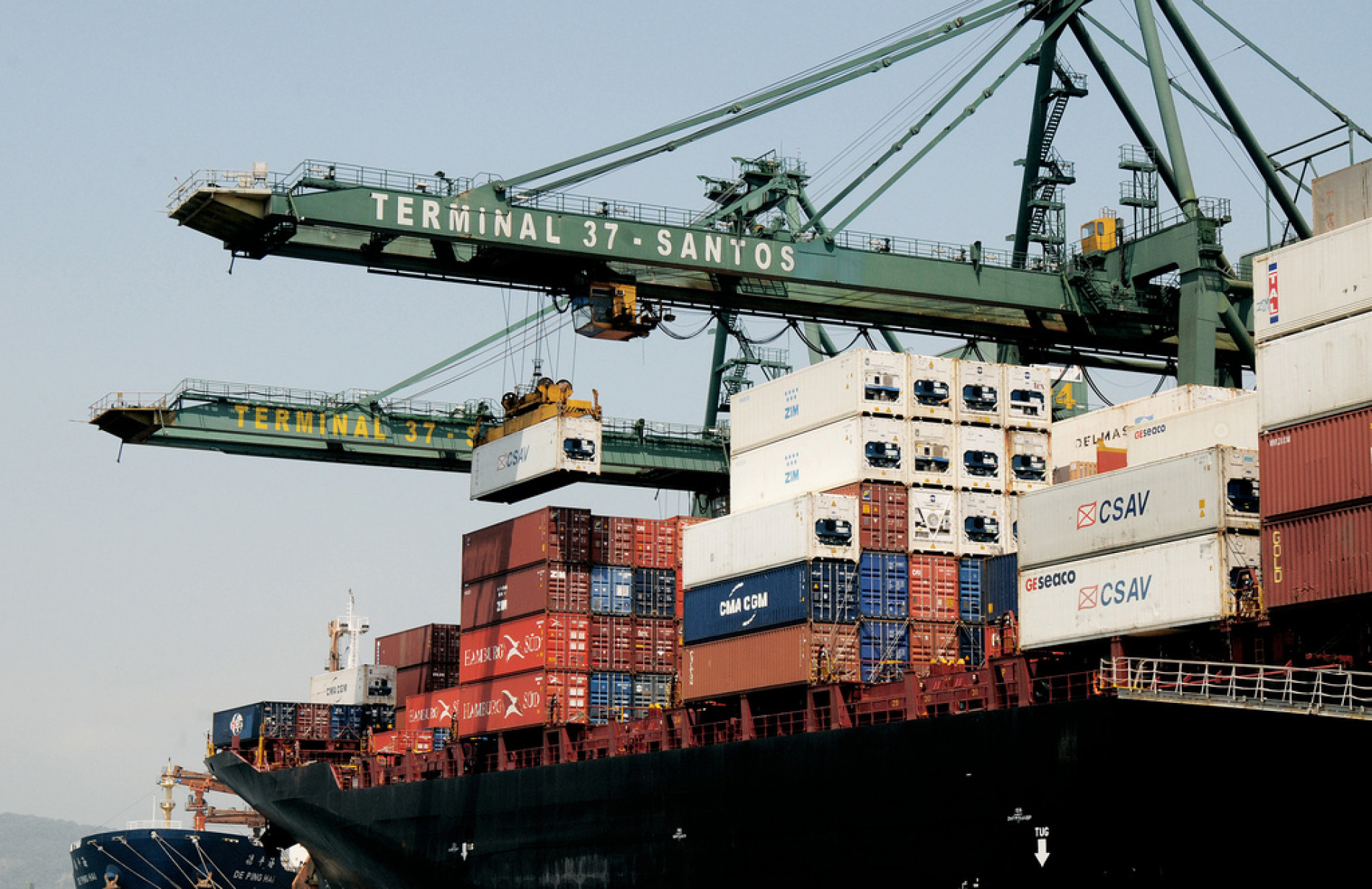 A droga era enviada à Europa a partir do Porto de Santos
