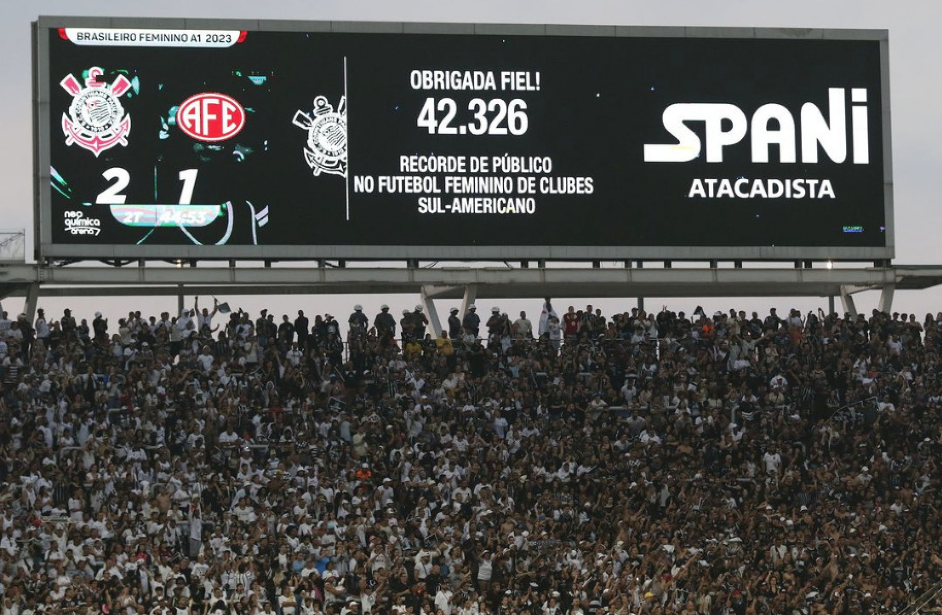 Título do Corinthians registra recorde de público do futebol feminino no  Brasil