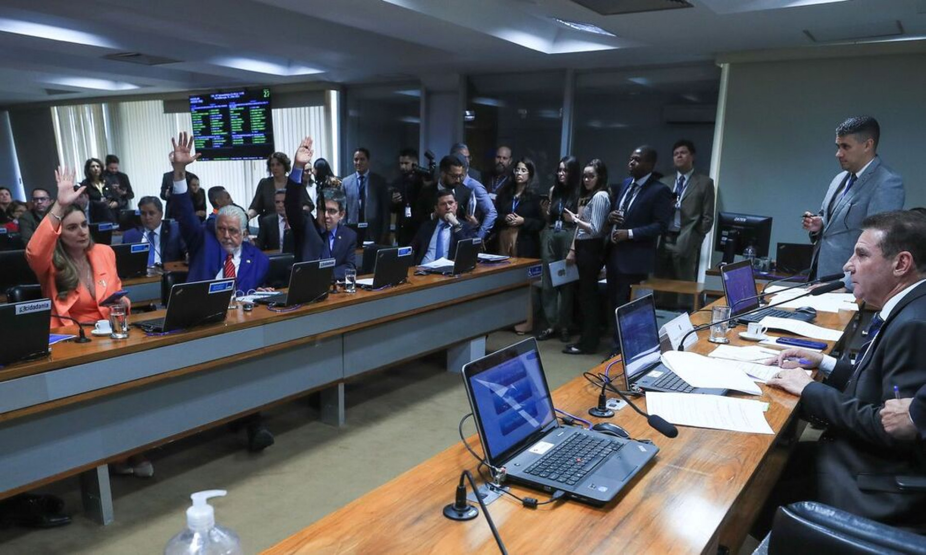 Comissão de Assuntos Econômicos (CAE) do Senado em votação sobre o Terra Brasil 