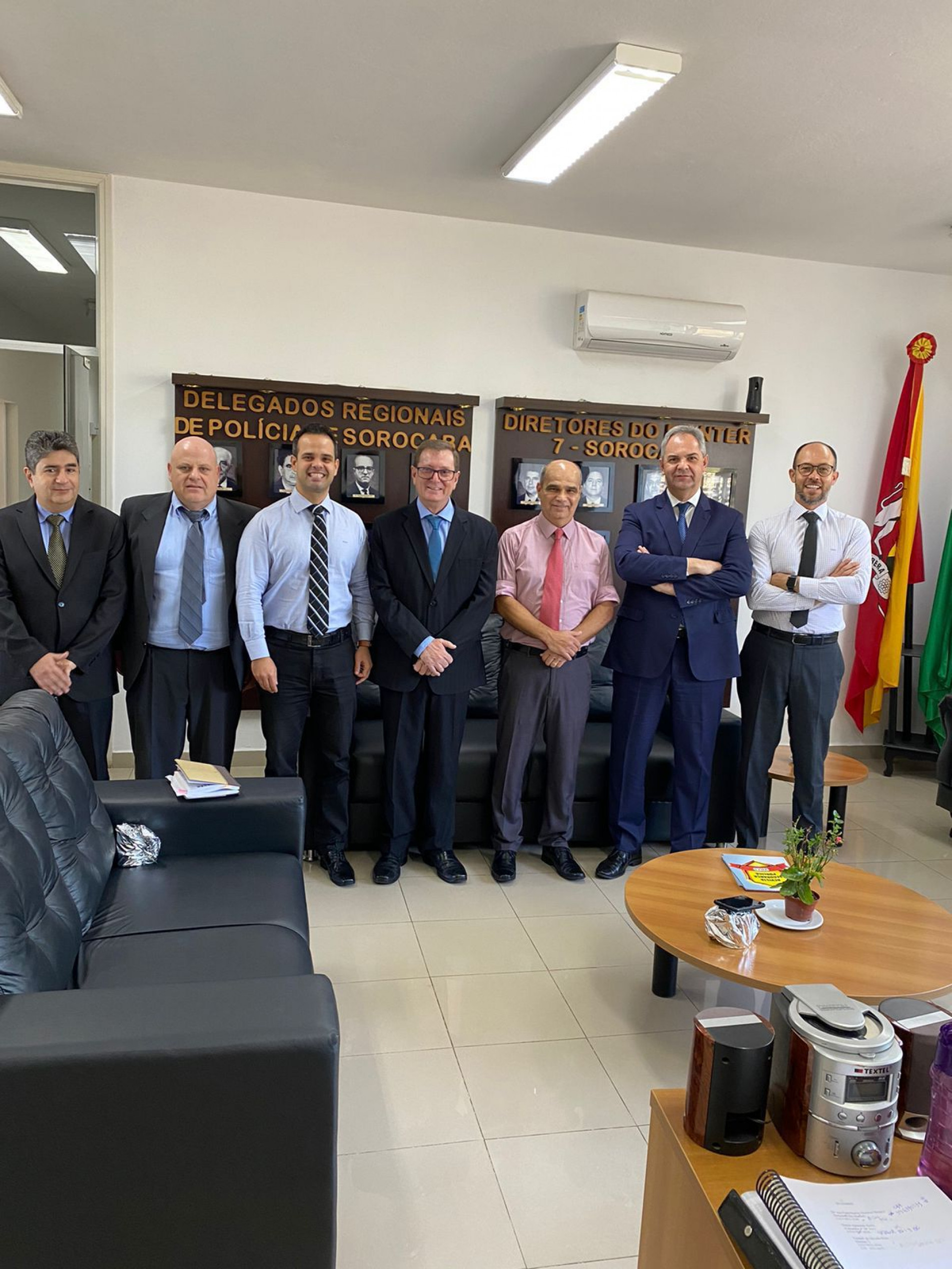 Delegados Eduardo Devito, Maurício Orfali, Felipe Orosco, Paulo César Martins Neves, Wilson Negrão, Fernando Schimidt e Rodrigo Ayres