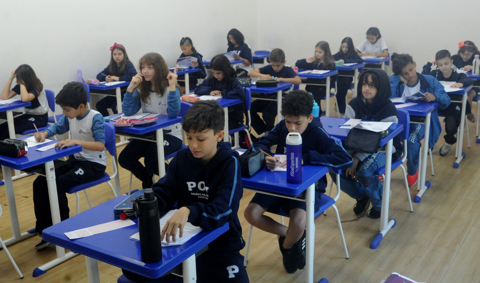 Participaram alunos das duas unidades do Colégio Politécnico