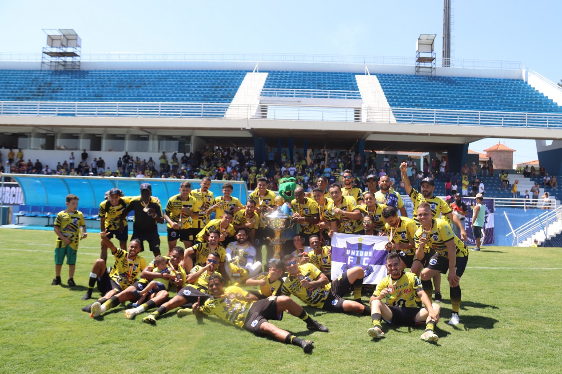Equipe bateu o Atlético Brasil por 2 a 0 na final
