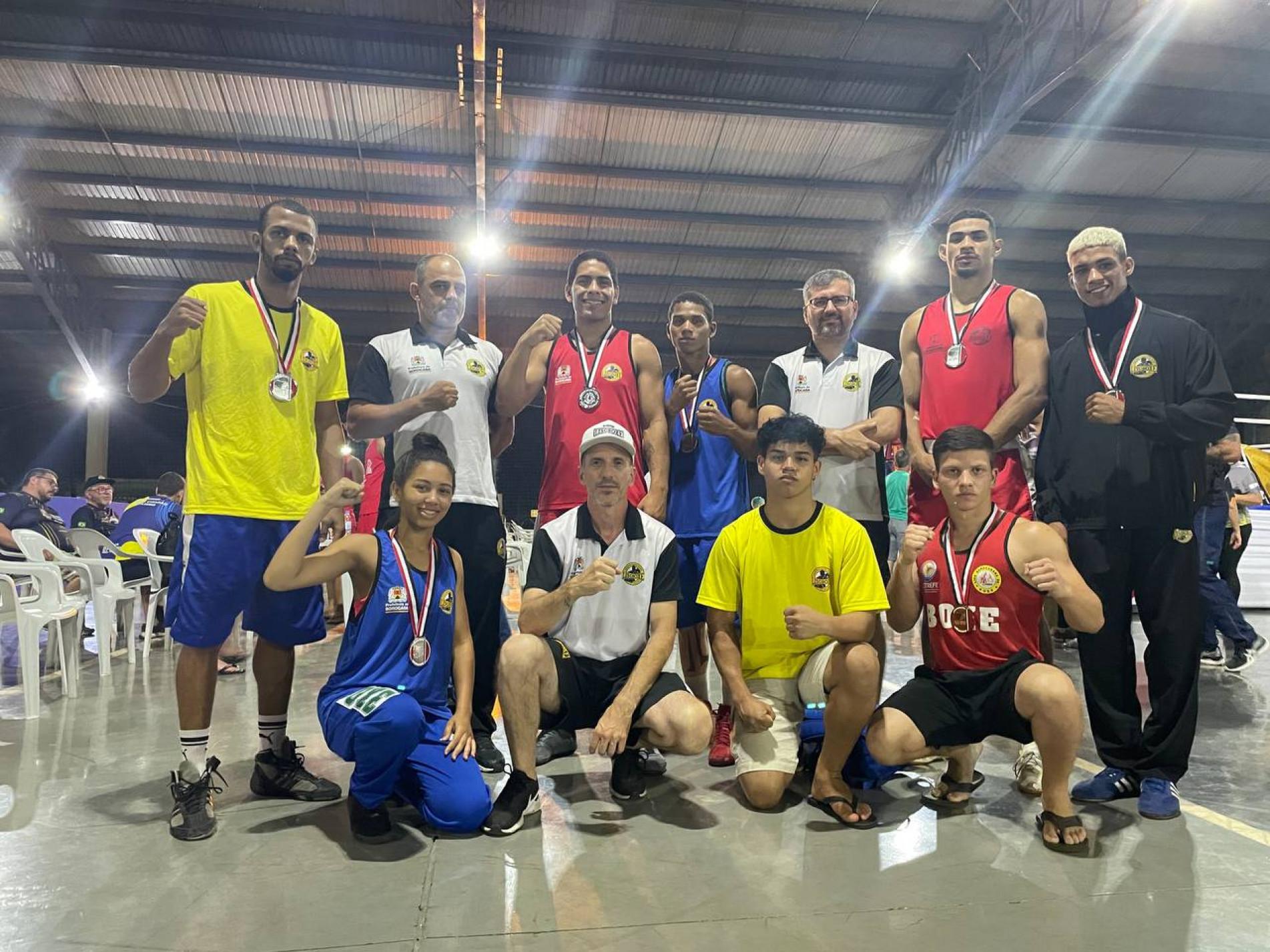 Foram seis medalhas de prata e uma de bronze
