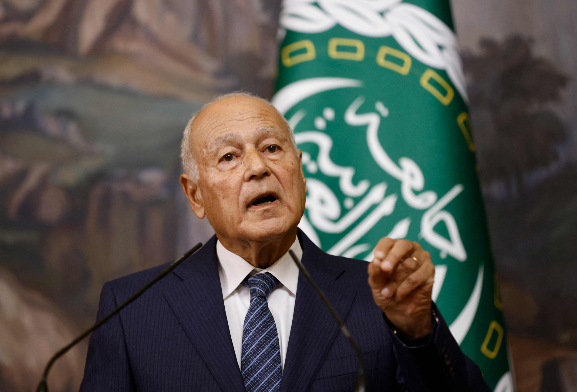 Ahmed Aboul Gheit, secretário-geral da Liga Árabe