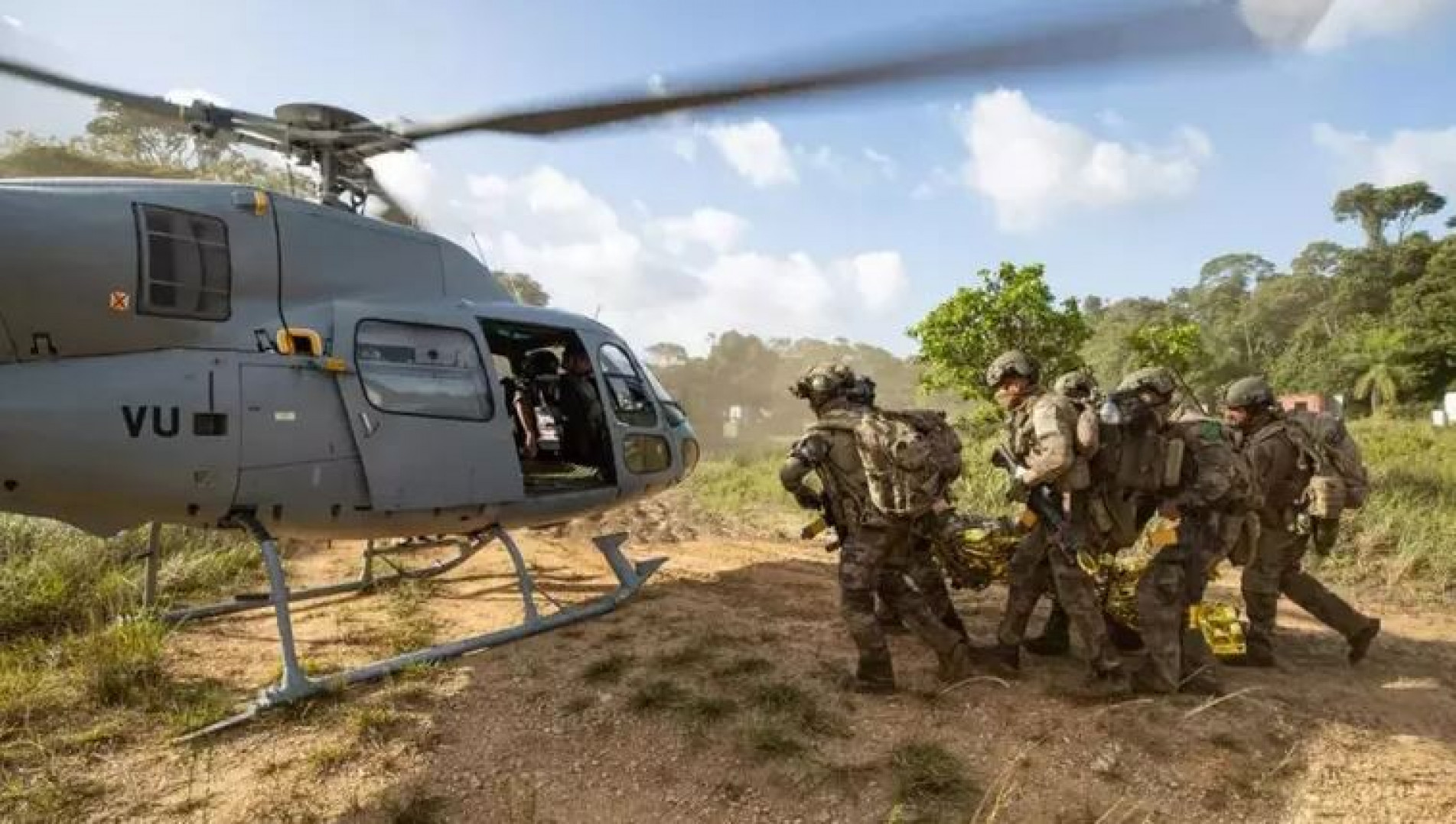 Exército realiza exercícios com cooperação internacional 
