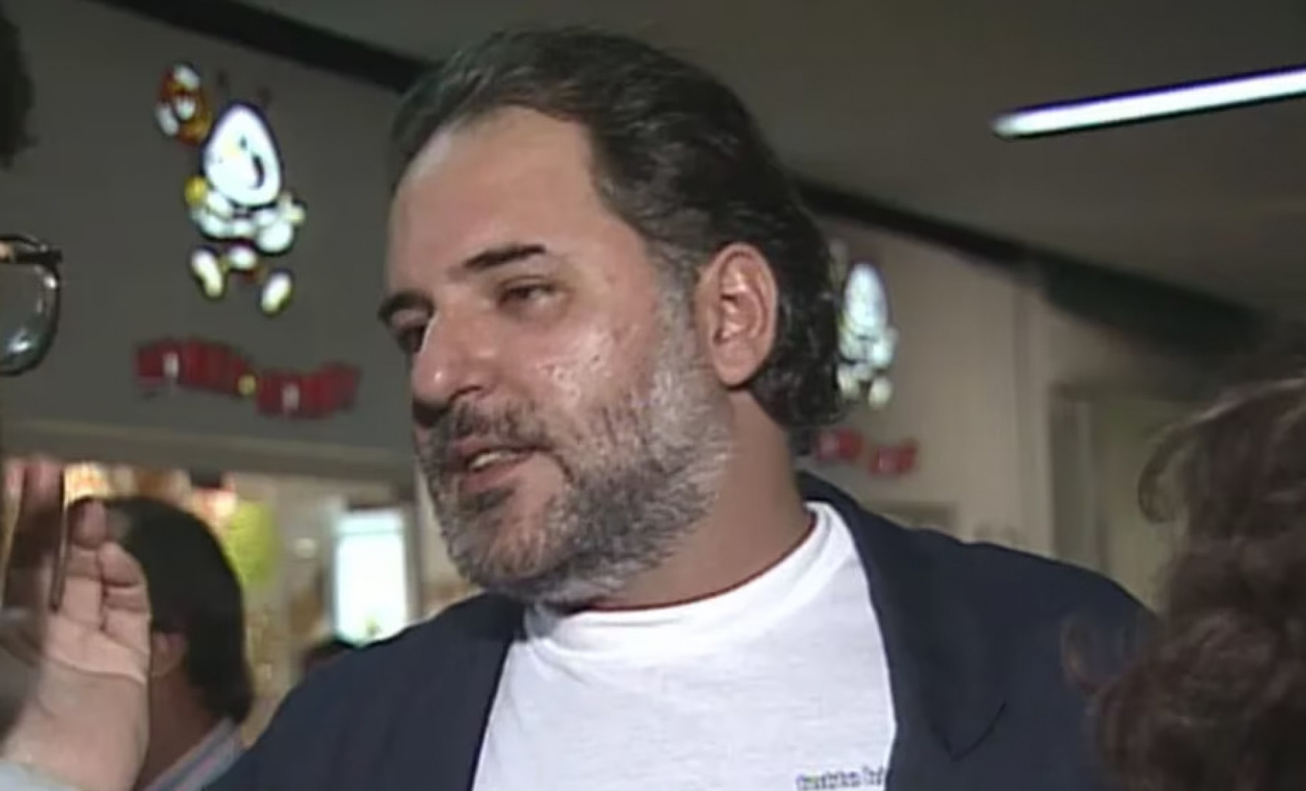 
Carlos Amorim, ex-diretor do 'Fantástico' e de outros programas da TV Globo, em reportagem dos anos 1990