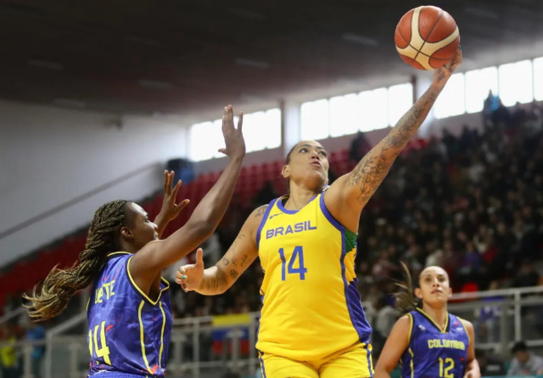  Erika é um dos destaques de Brasil x Colômbia no basquete feminino no Pan 2023

