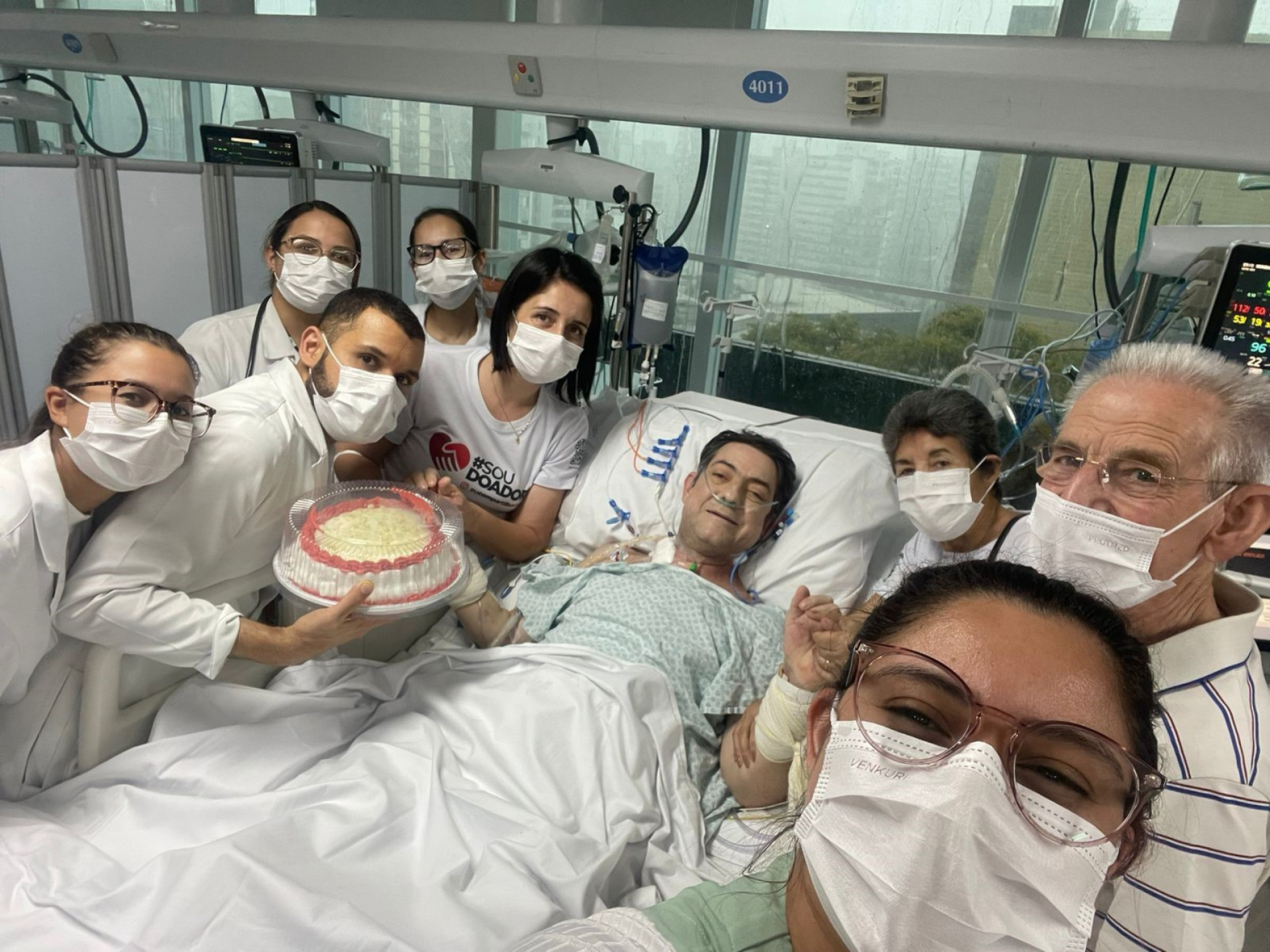 Eric Moreno completou 48 anos um dia depois da cirurgia