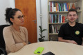 Naja e Victor explicam que o projeto utiliza os princípios do cooperativismo - FÁBIO ROGÉRIO (15/09/2023)