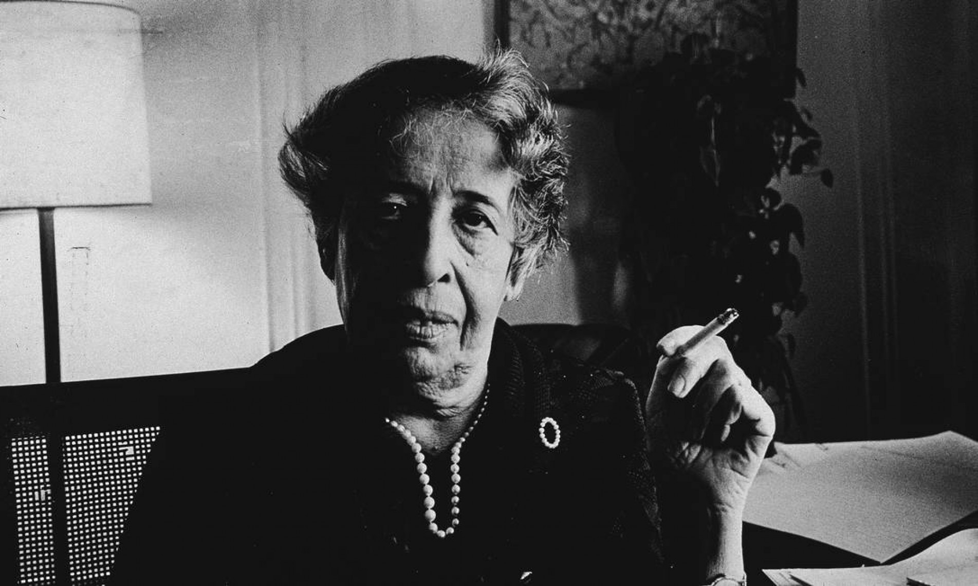 A filósofa alemã Hannah Arendt