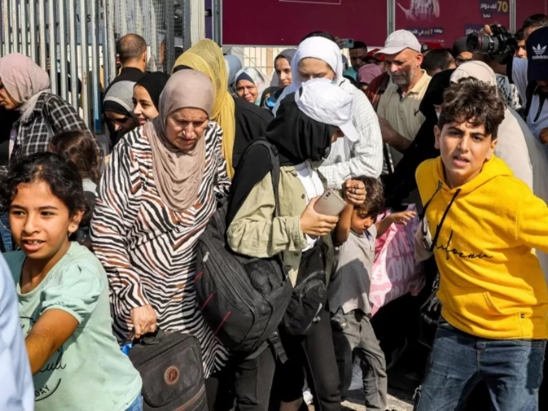 Na quarta-feira (1º), a passagem de Rafah foi aberta pela primeira vez desde o início da guerra