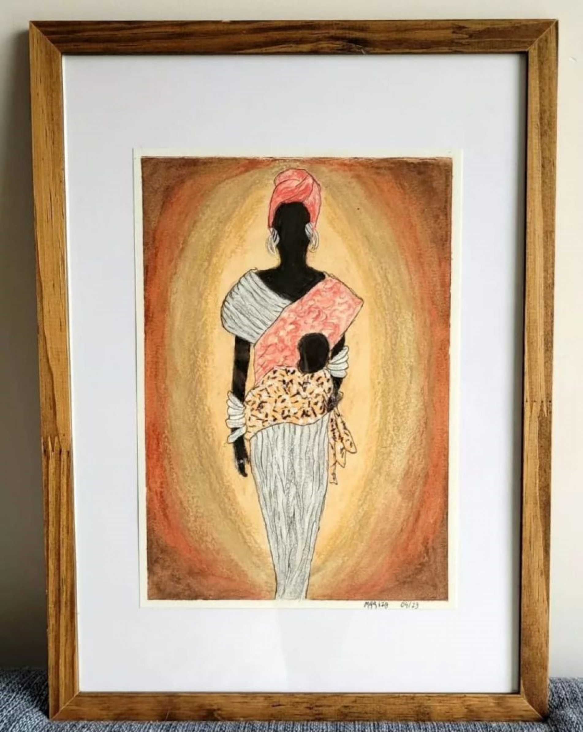 Obras foram feitas em papel canson e ficam expostas até dia 30