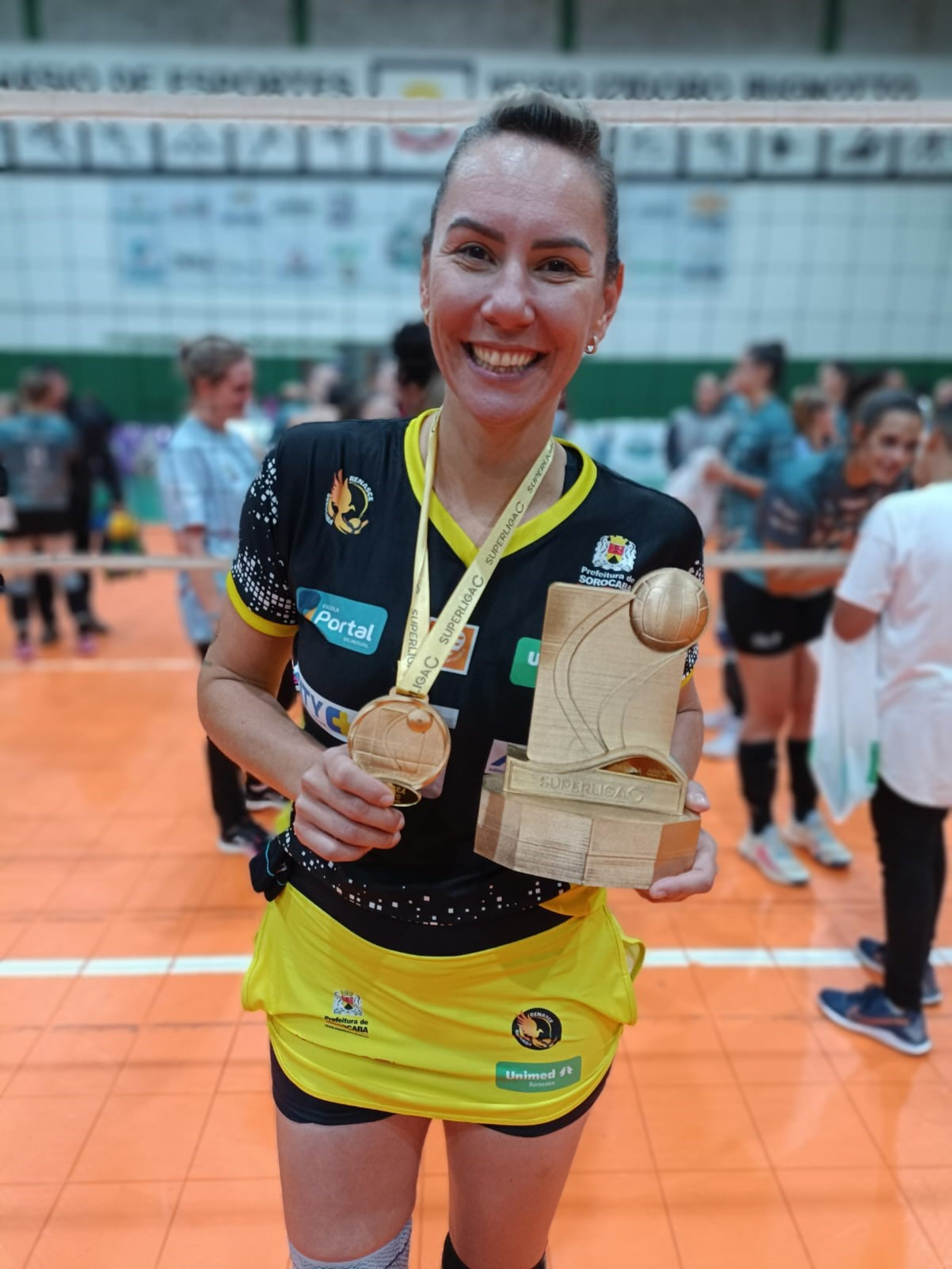Levantadora ajudou time a subir para a Superliga B
