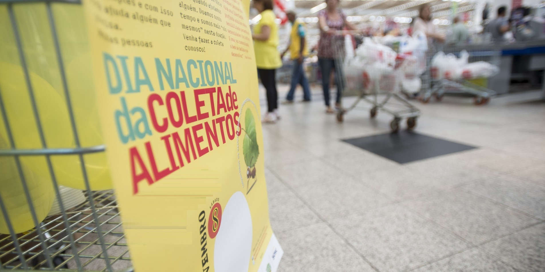 População pode doar achocolatado, açúcar, leite em pó, arroz, feijão, óleo, farinhas, enlatados e macarrão