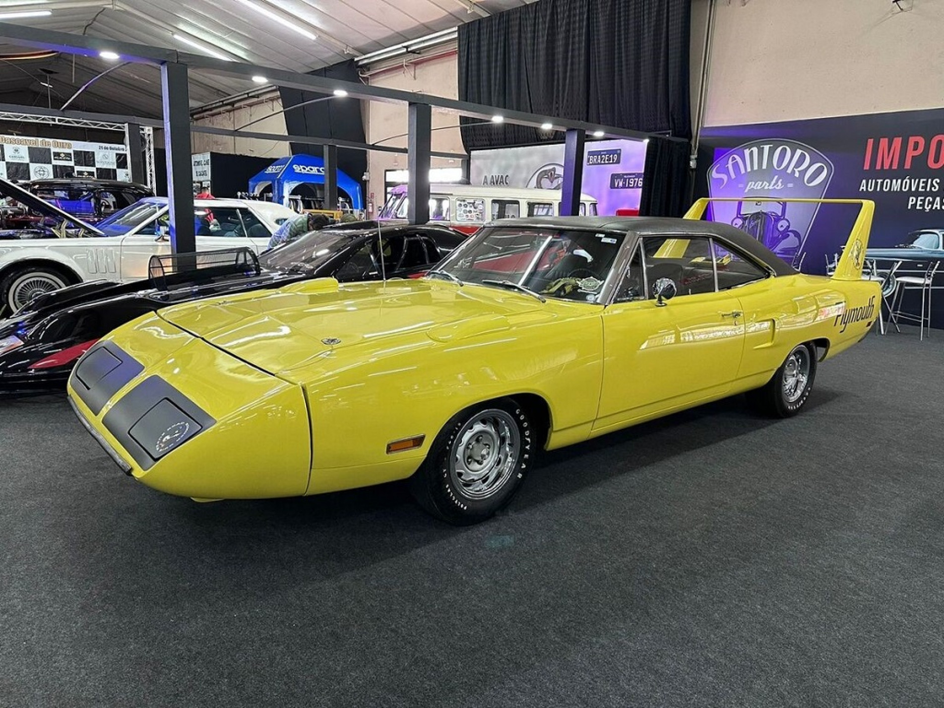 O Plymouth Superbird 1970 é uma das atrações