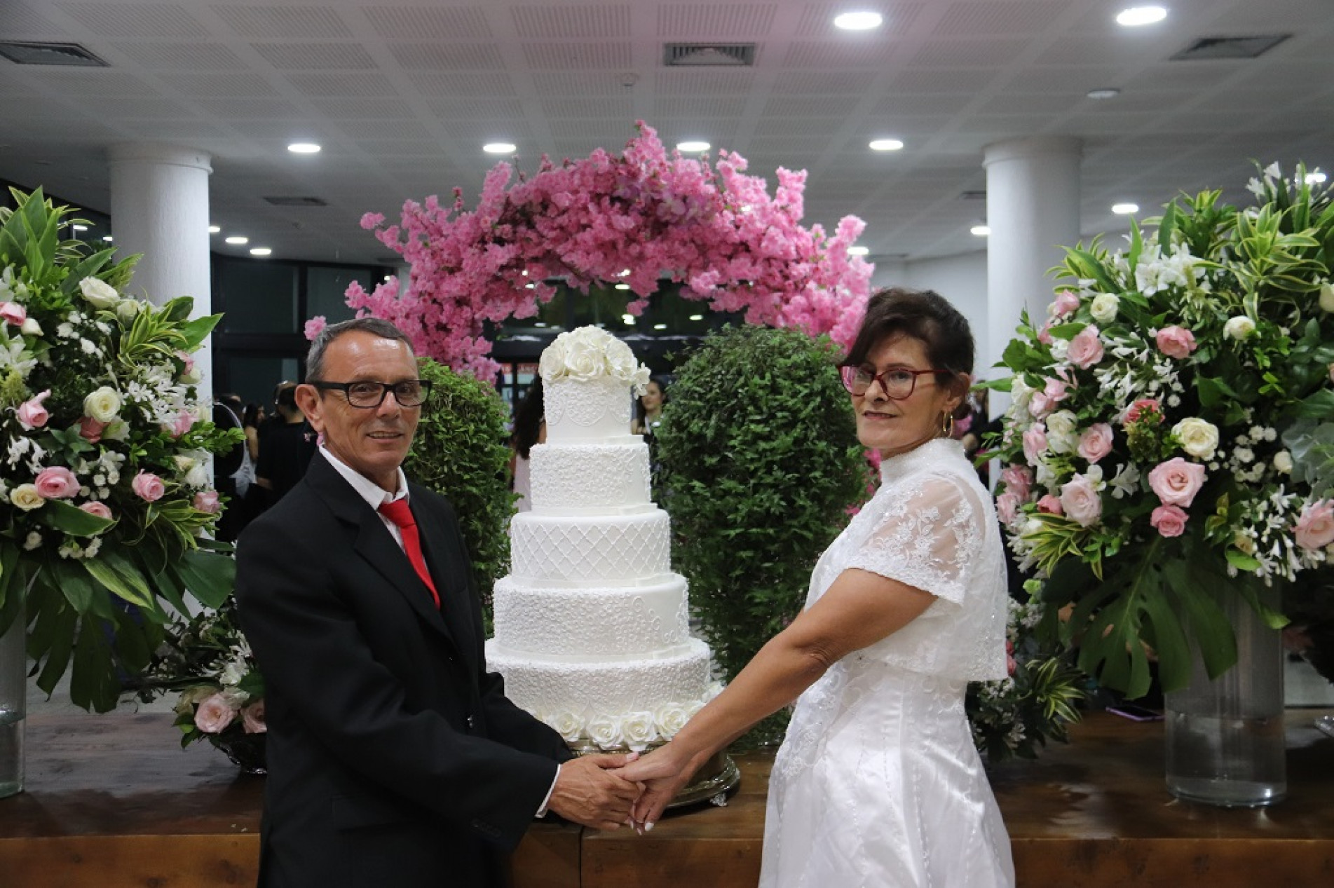 Evanir de Moraes e José Bernardino oficializaram união