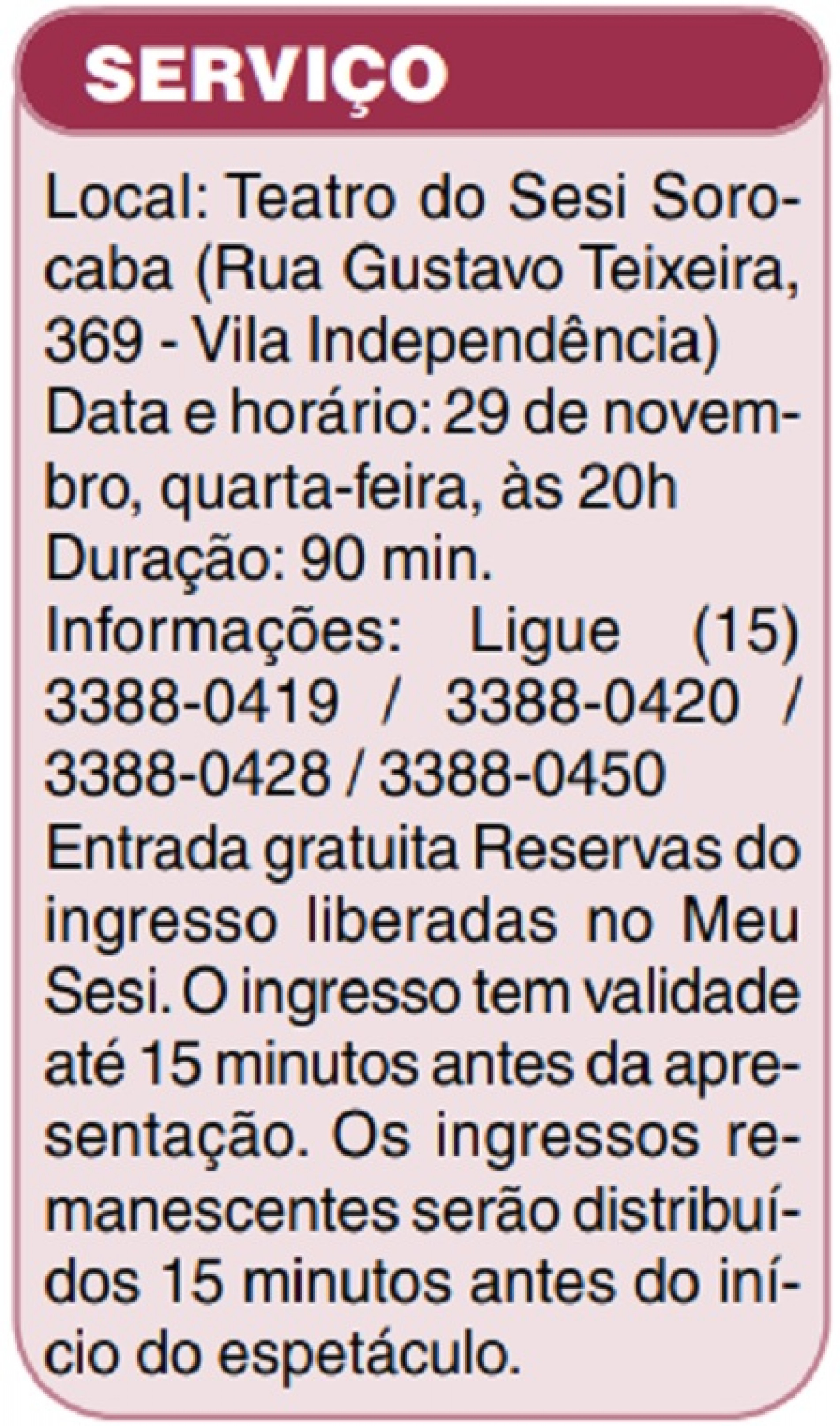 Teatro do Sesi recebe projeto multilinguístico no dia 29 de novembro