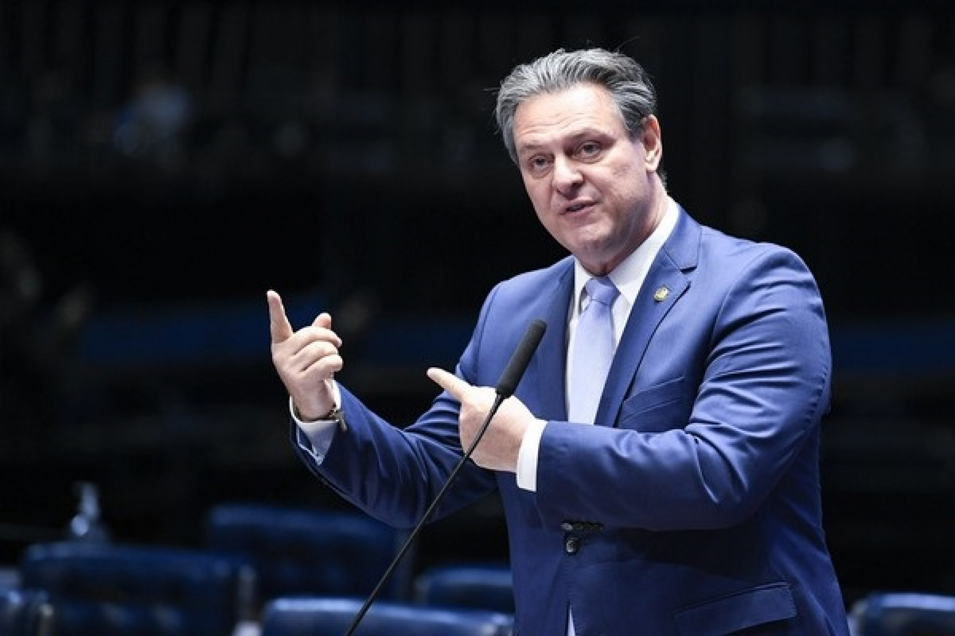 O ministro da Agricultura, Carlos Fávaro, estendeu o tempo em que voltou ao Senado para votar para a derrubada de vetos de Lula