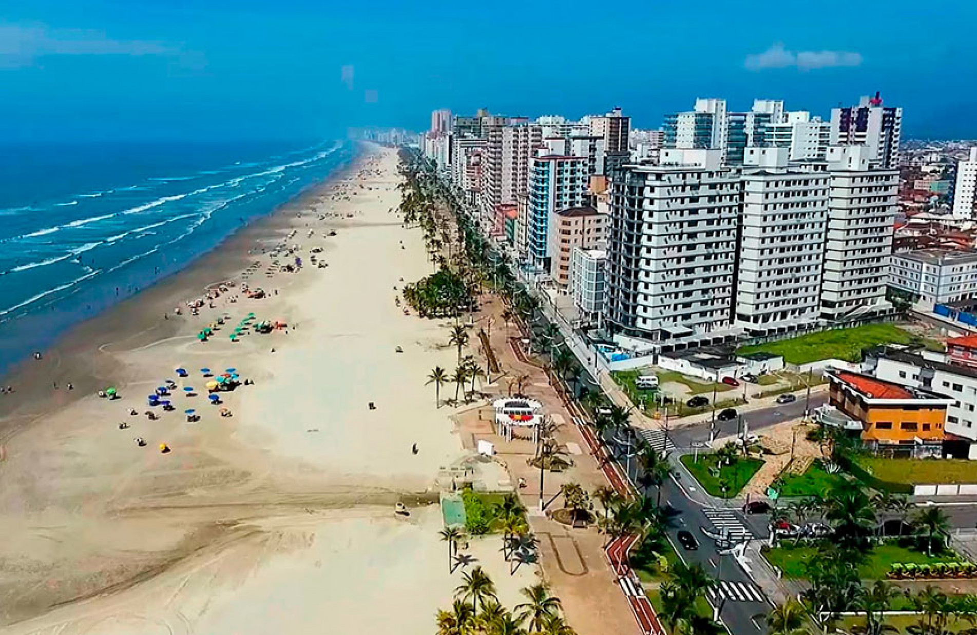 Diárias em Praia Grande (foto) e Mongaguá registram os maiores aumentos do litoral paulista