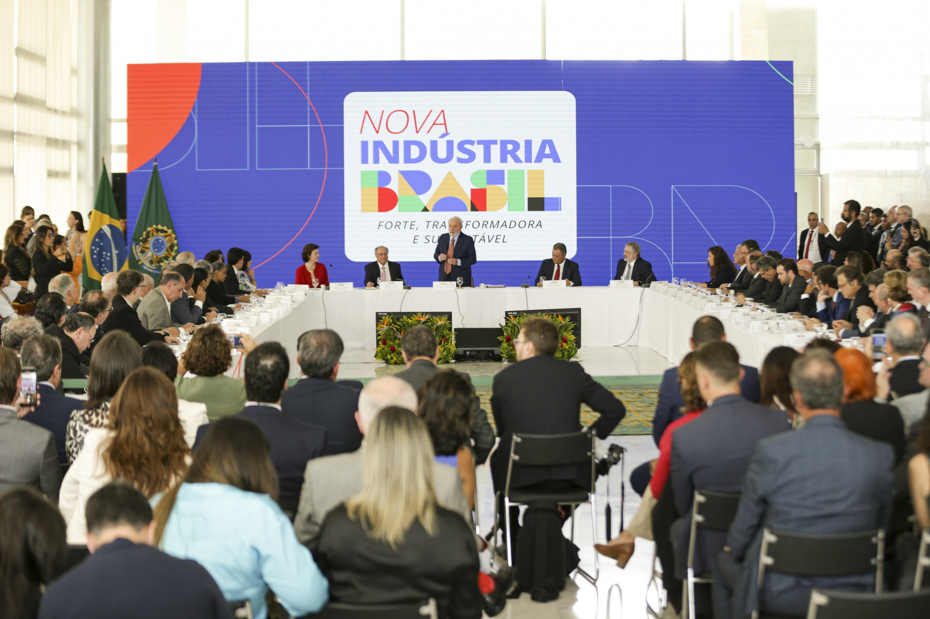 Lançamento do programa ‘Nova Indústria Brasil‘ foi no Palácio do Planalto