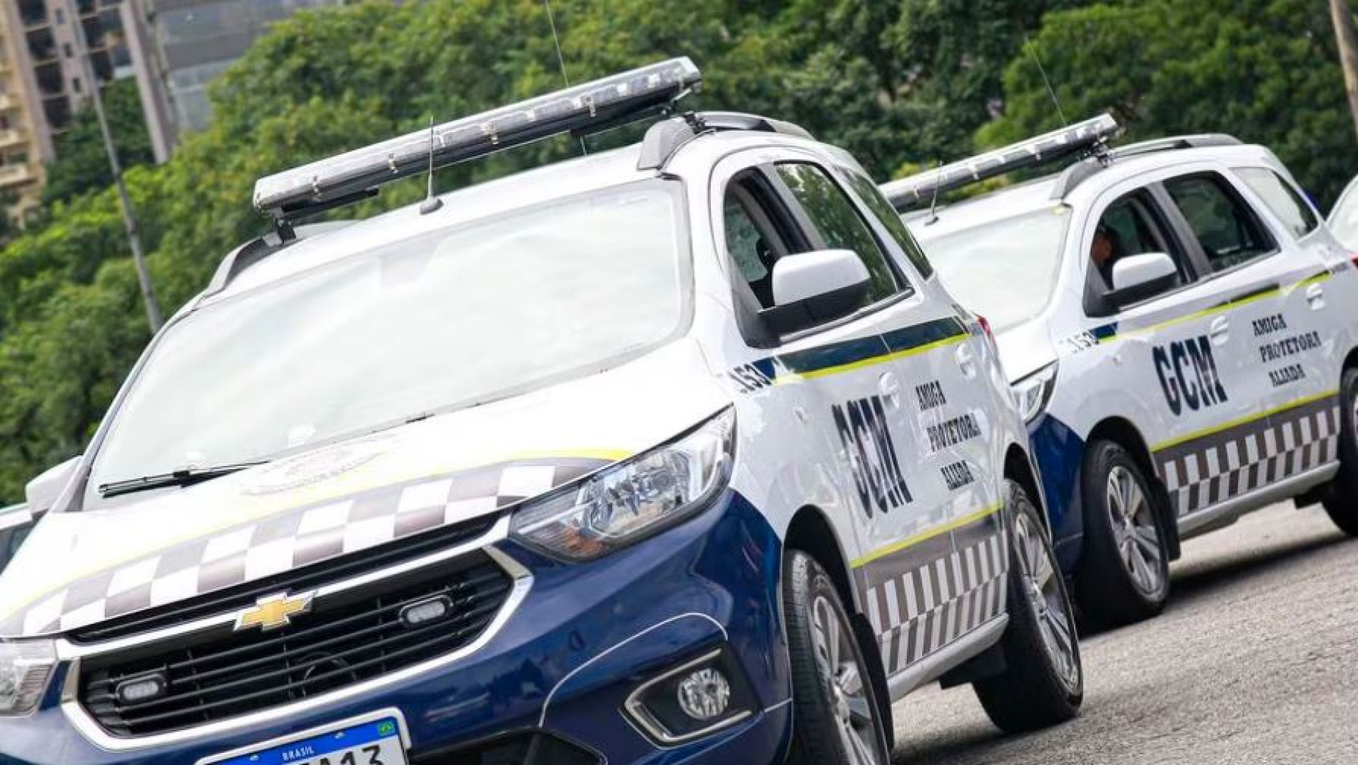 Viaturas da GCM (Guarda Civil Metropolitana) de São Paulo; casal morava, no Mandaqui, na zona norte