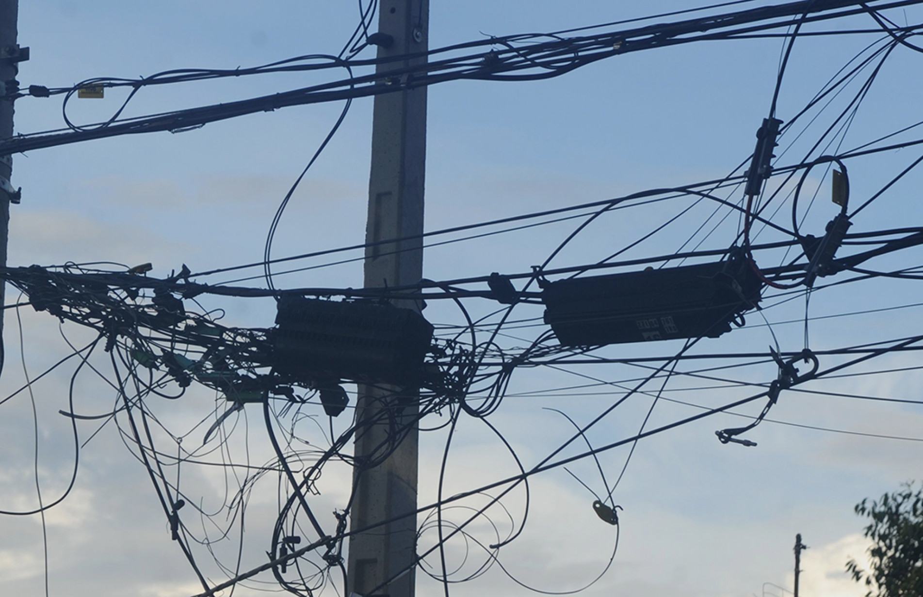 Concessionária de energia e empresas de internet, telefonia, televisão a cabo e outros serviços devem remover ou fazer reparo nafiação excedente
