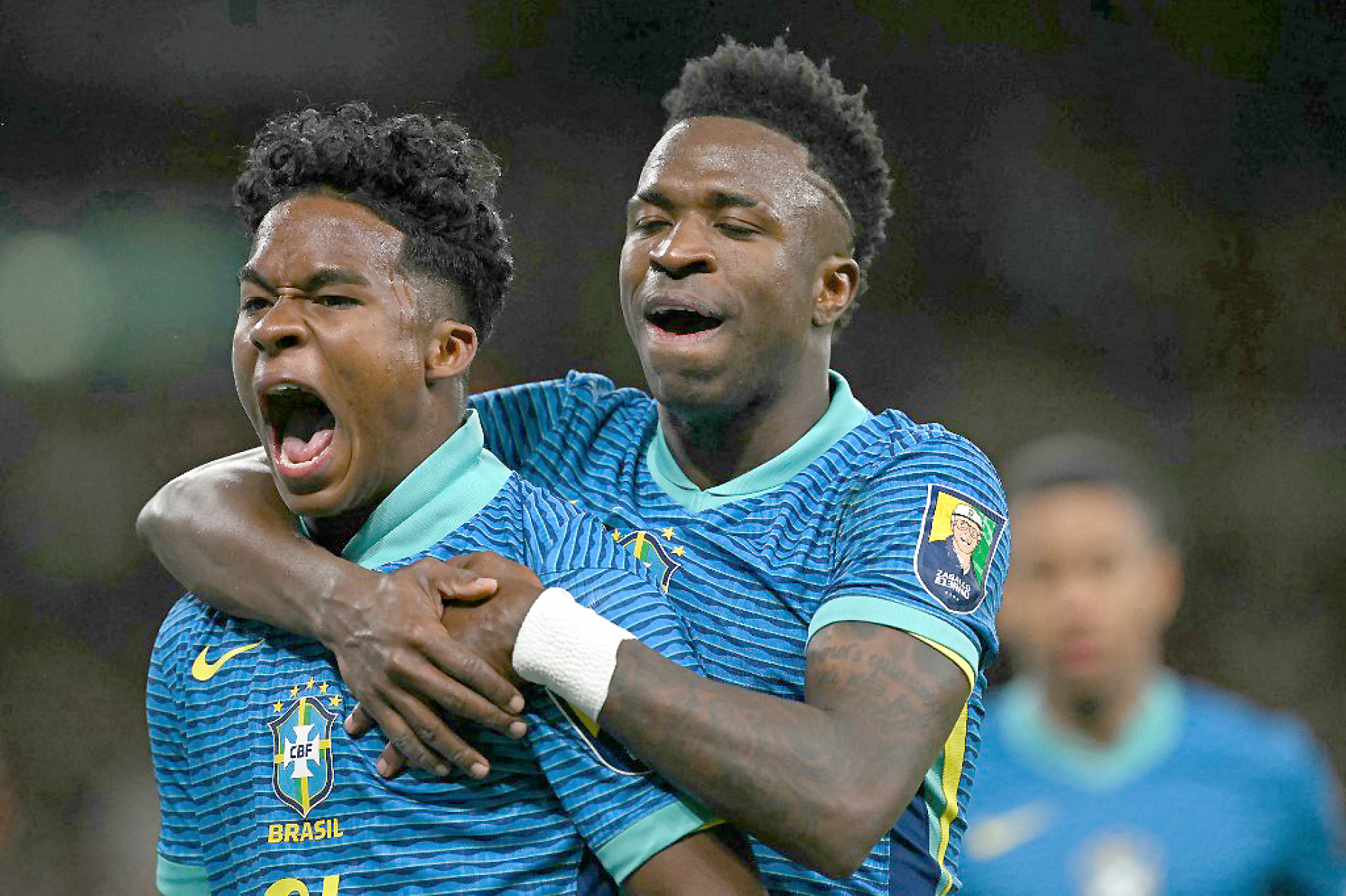 Endrick, de 17 anos, marca o primeiro gol dele pela seleção 
e Brasil volta a vencer após quatro jogos