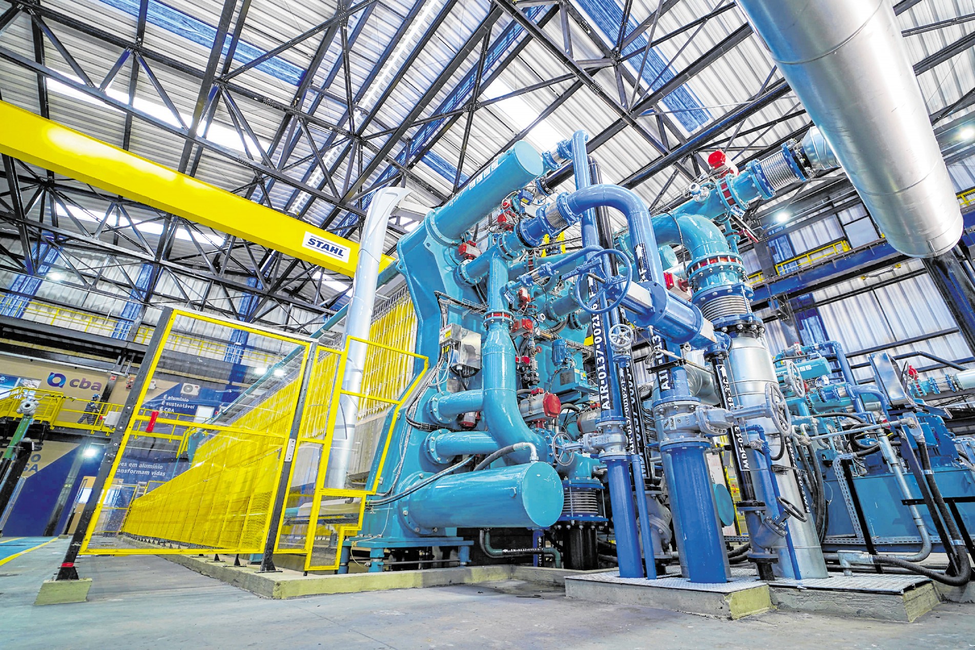 Juntas, as três máquinas conseguem filtrar até 110 toneladas de sobras industriais por hora
