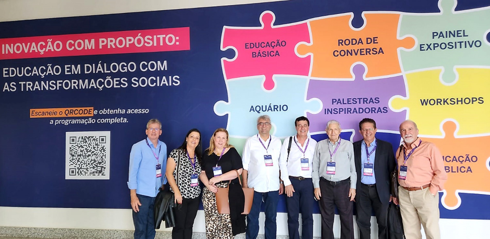Na foto: Presidente da Diretoria Executiva da FUA, Hélio Sola Aro; coordenadora pedagógica do Poli, Francine Oliveira; diretora do Poli, Luciane Cristina Durigan; secretário da Diretoria Executiva da FUA, Vanderlei da Silva; gestor da FUA, Pedro Gimenes; tesoureiro da FUA, Laelso Rodrigues; conselheiro da FUA, Pedro Souza; e o diretor educacional da FUA, José Oswair Drigo