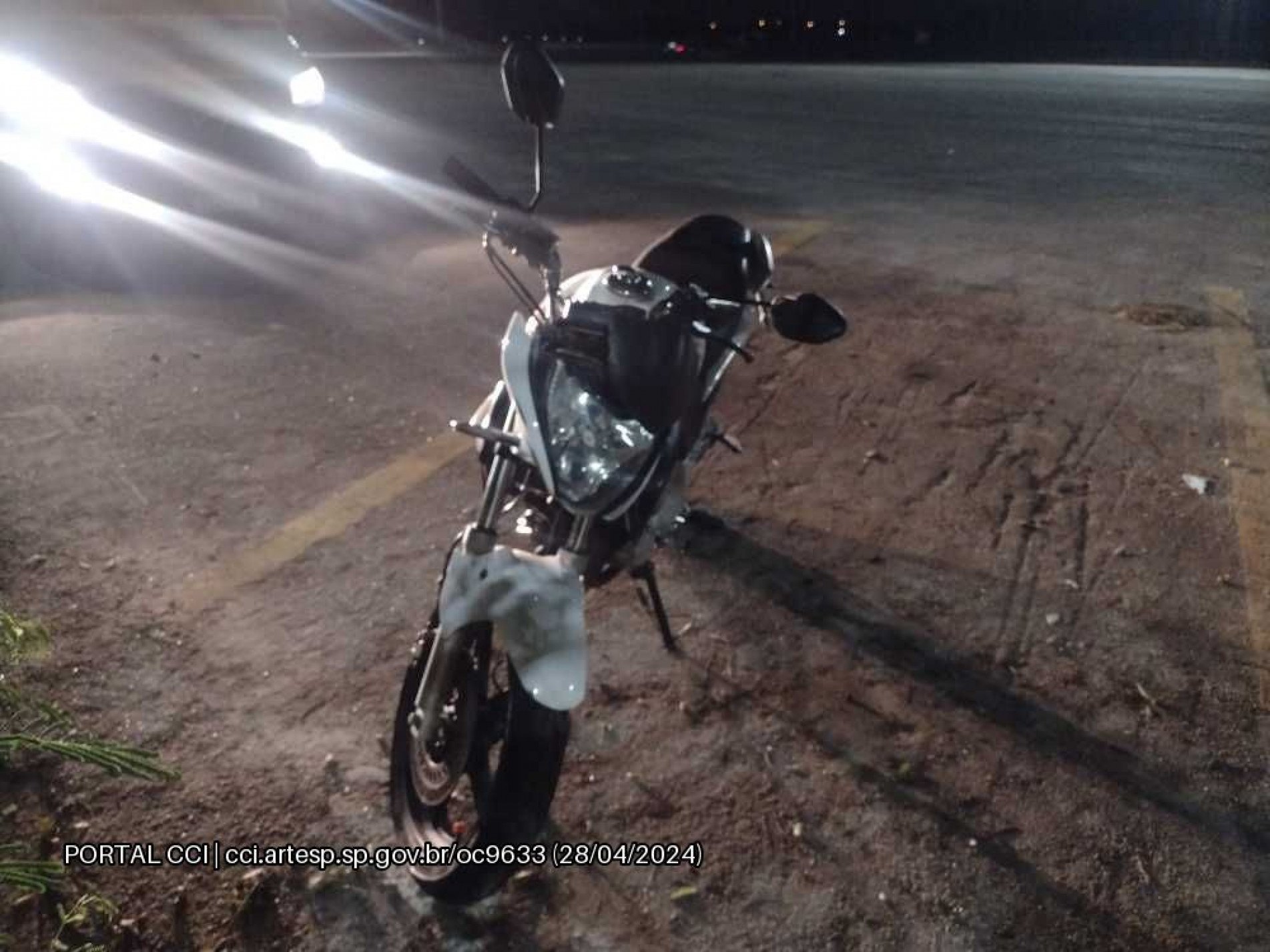 Motociclista foi internado em estado grave