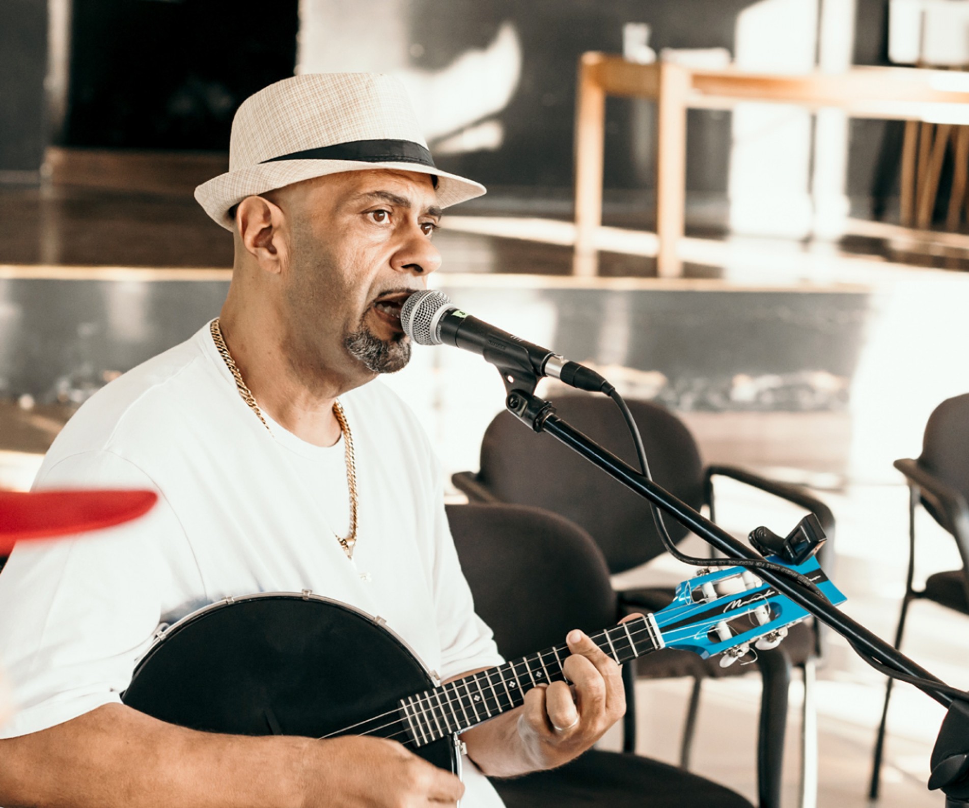 Sambista e produtor cultural Marcelo Lopes é o idealizador do evento