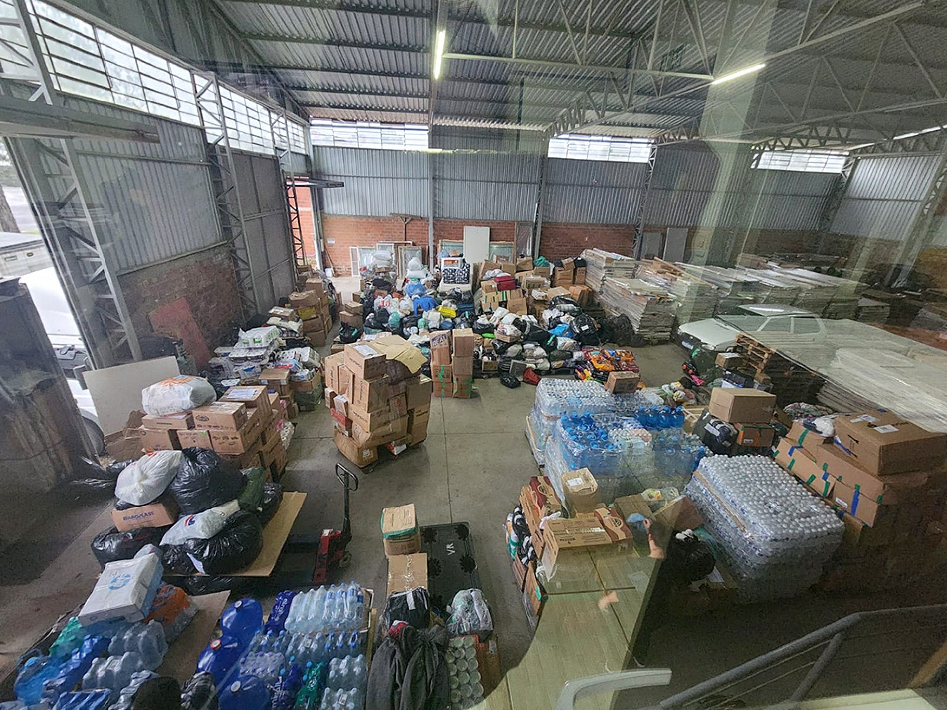 Sede da Dell Anno, em Sorocaba, é um posto de coleta de donativos 
